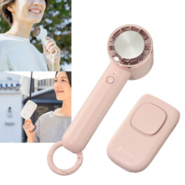 ライフオンプロダクツ 夏のお出かけの必需品！ ハンディファン 同色２種セット