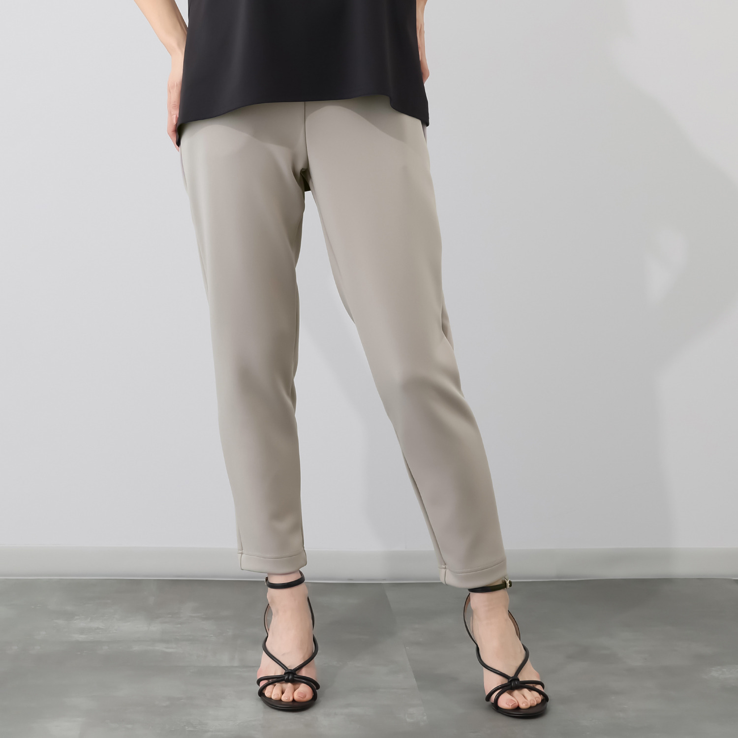 イシカワラボ★ヒトミ アクアスーティング ストレッチジャージー スキニーパンツ