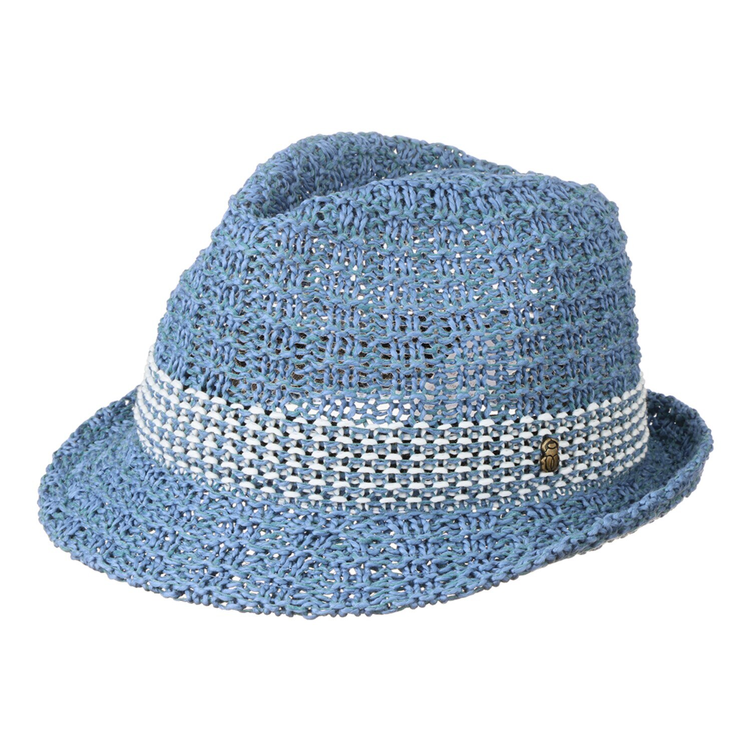 ベル・モード 擬麻加工コットン混 中折れハット