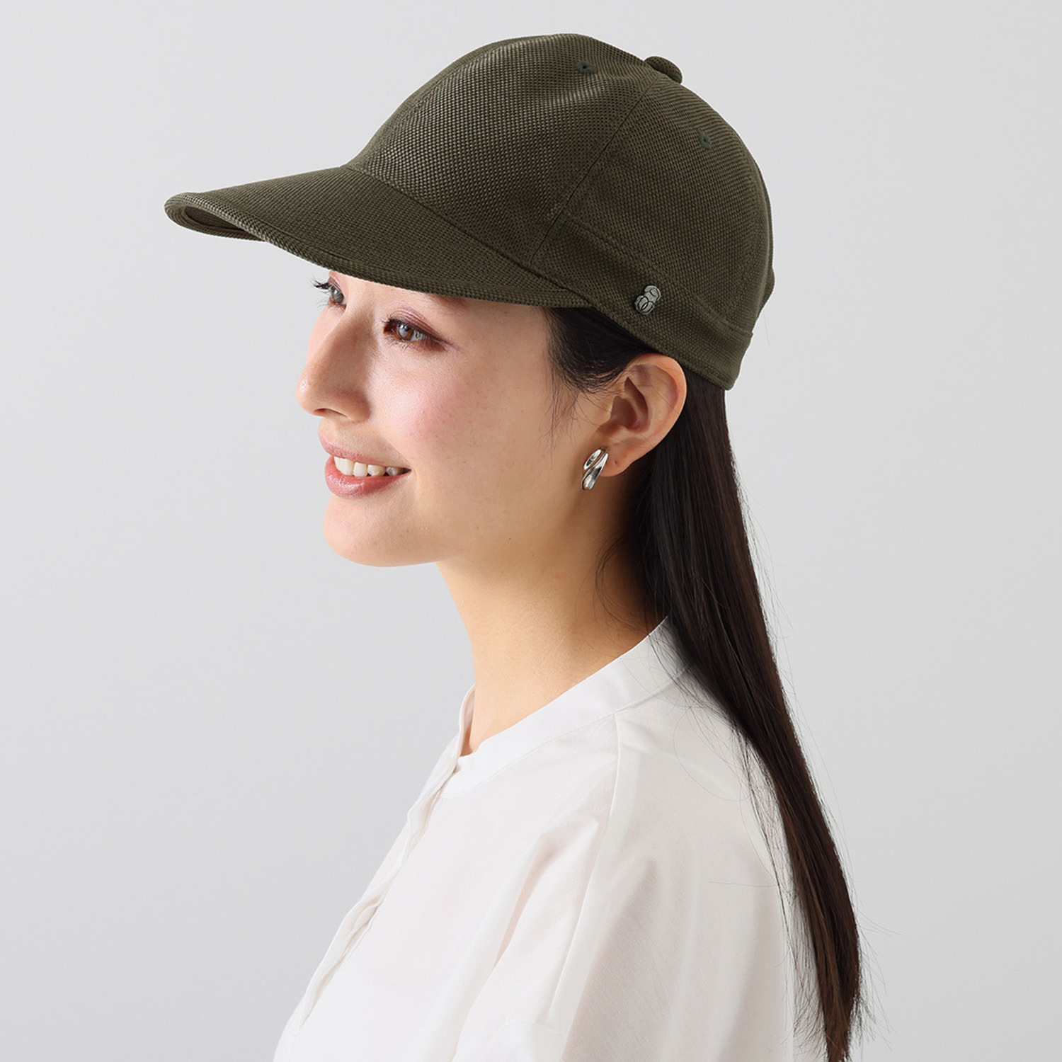 ベル・モード 風が通るからみ織 メッシュキャップ