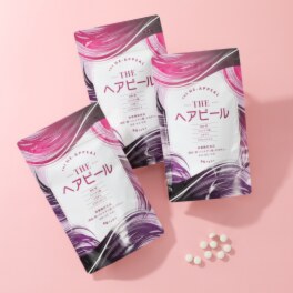 話題のアナゲイン配合 頭の先から爪の先まで！ 健やかな美容の維持に “ＴＨＥヘアピール” ３袋セット