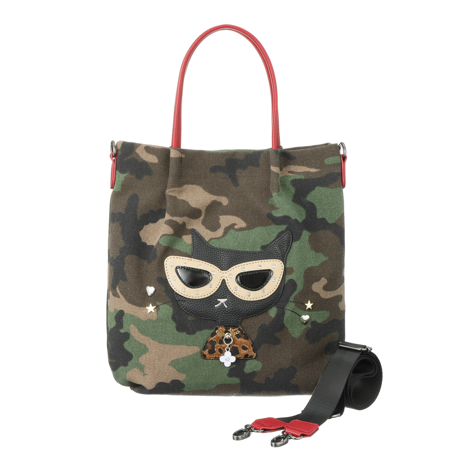 ダジュール サングラスキャット モティーフ ２ウェイバッグ