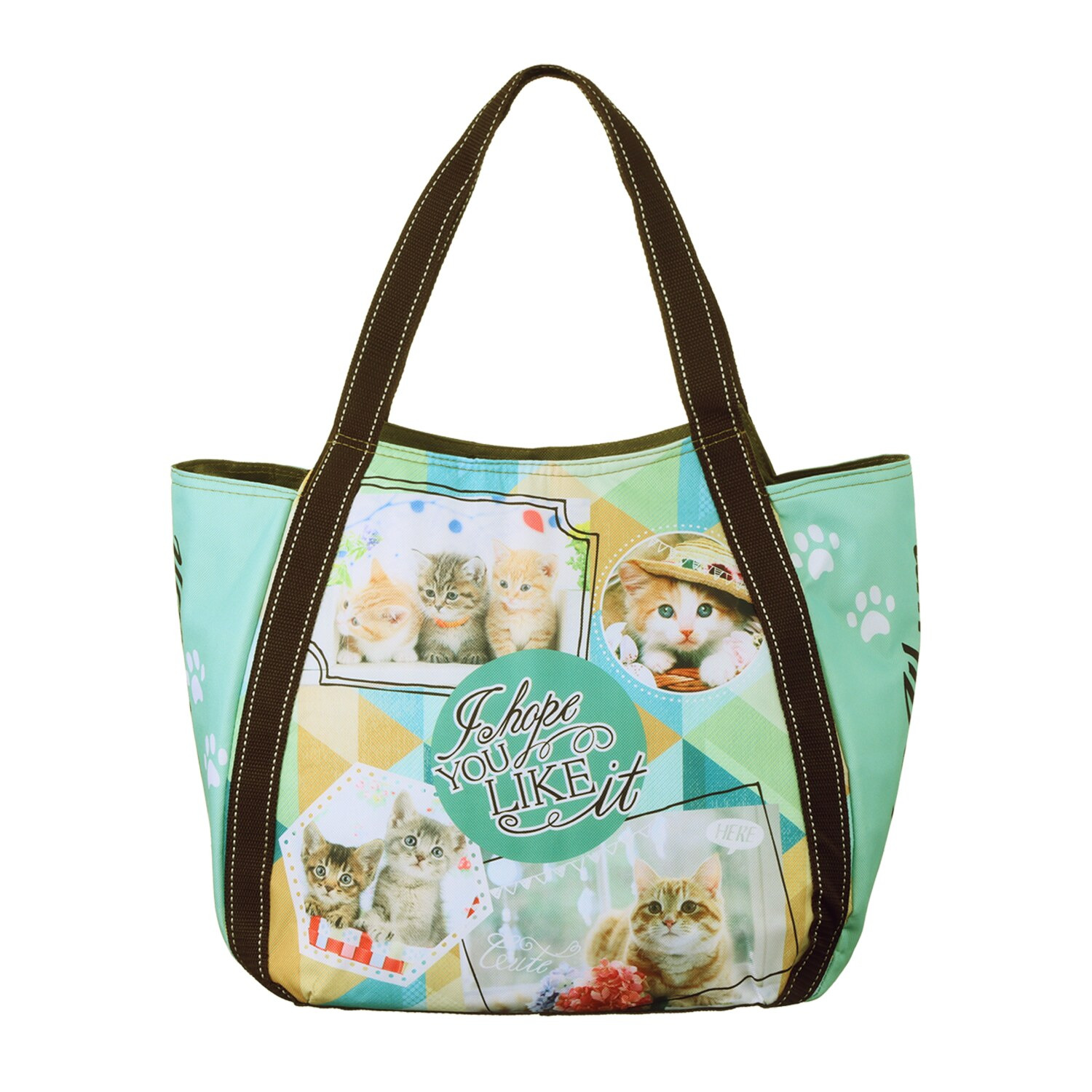 ダジュール ねこプリント 保冷保温バッグ