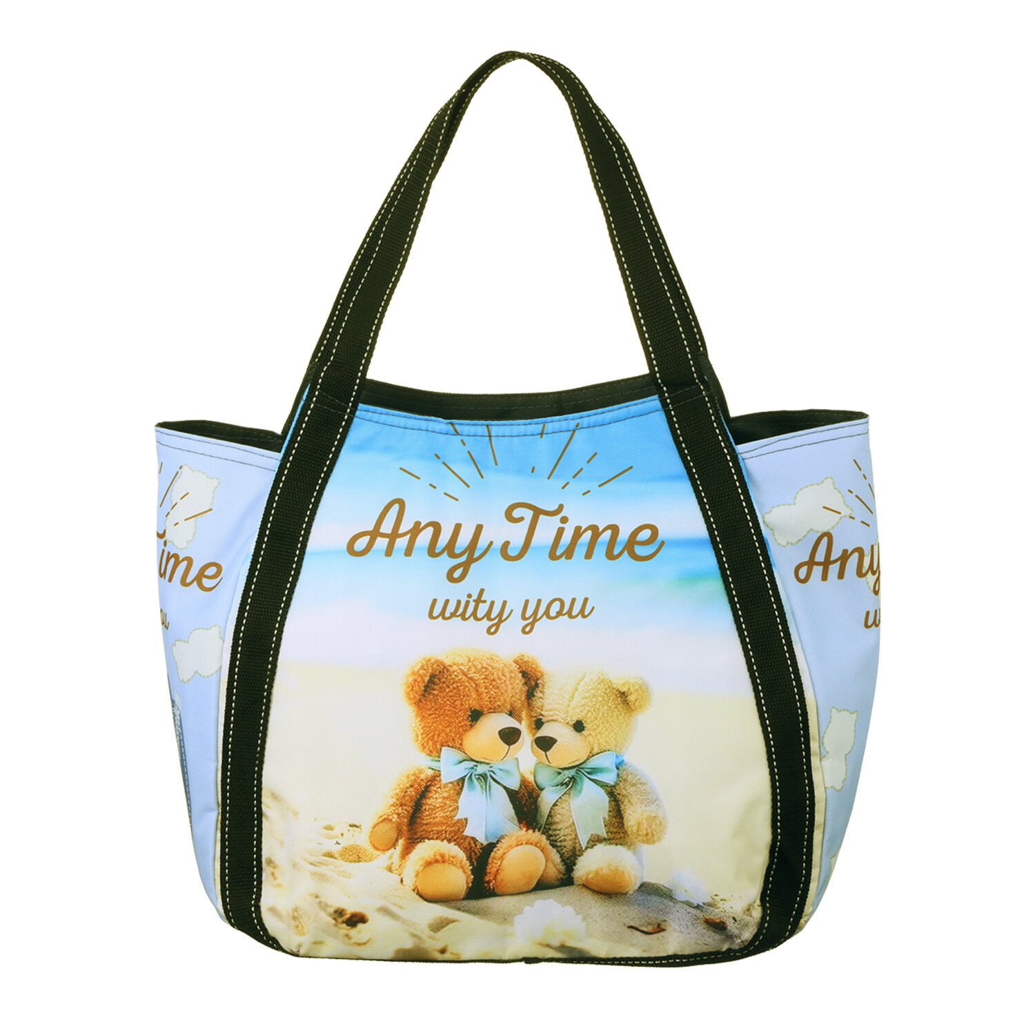 ダジュール くまプリント 保冷保温バッグ