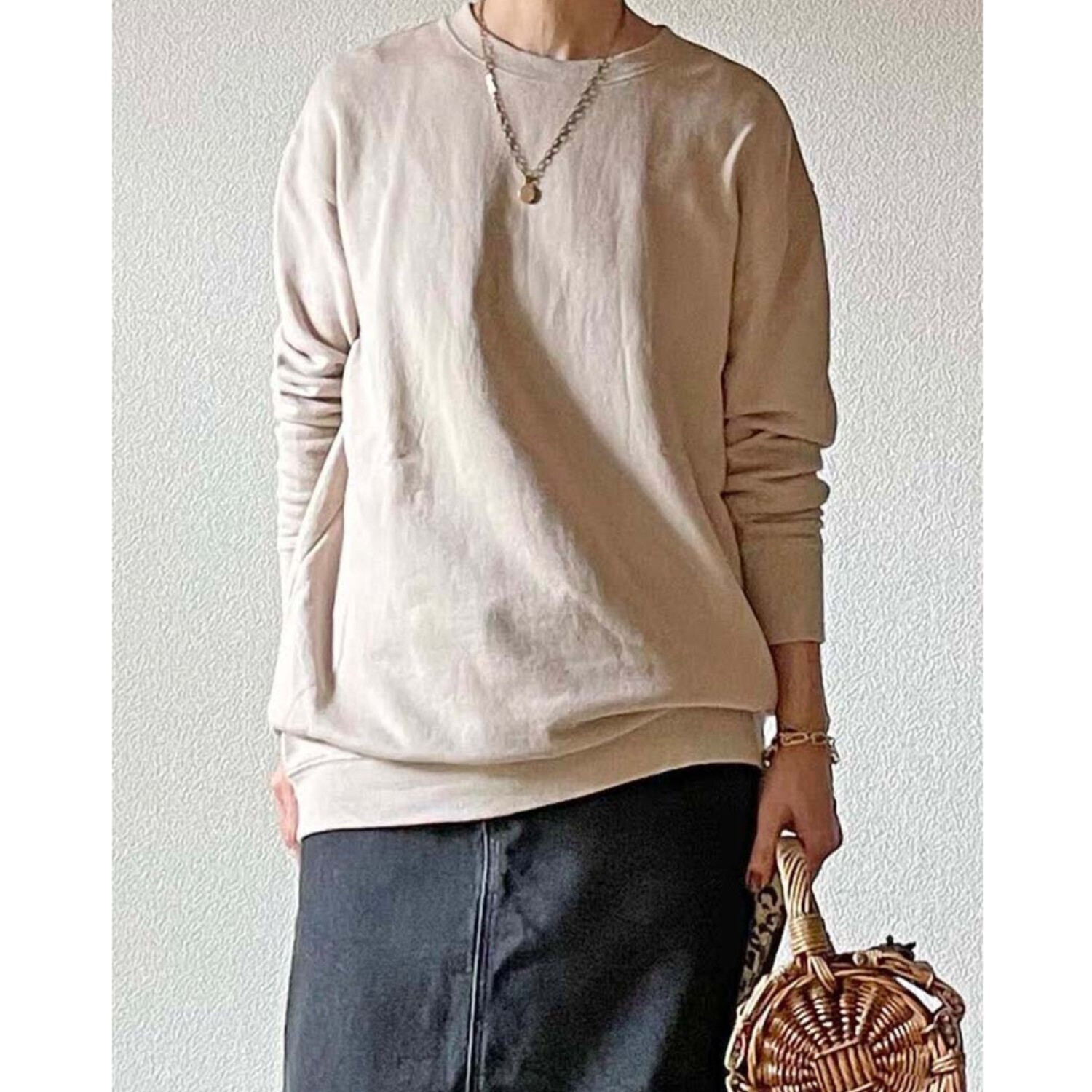 元町ゼラール ミドルウェイト スウェットプルオーバー