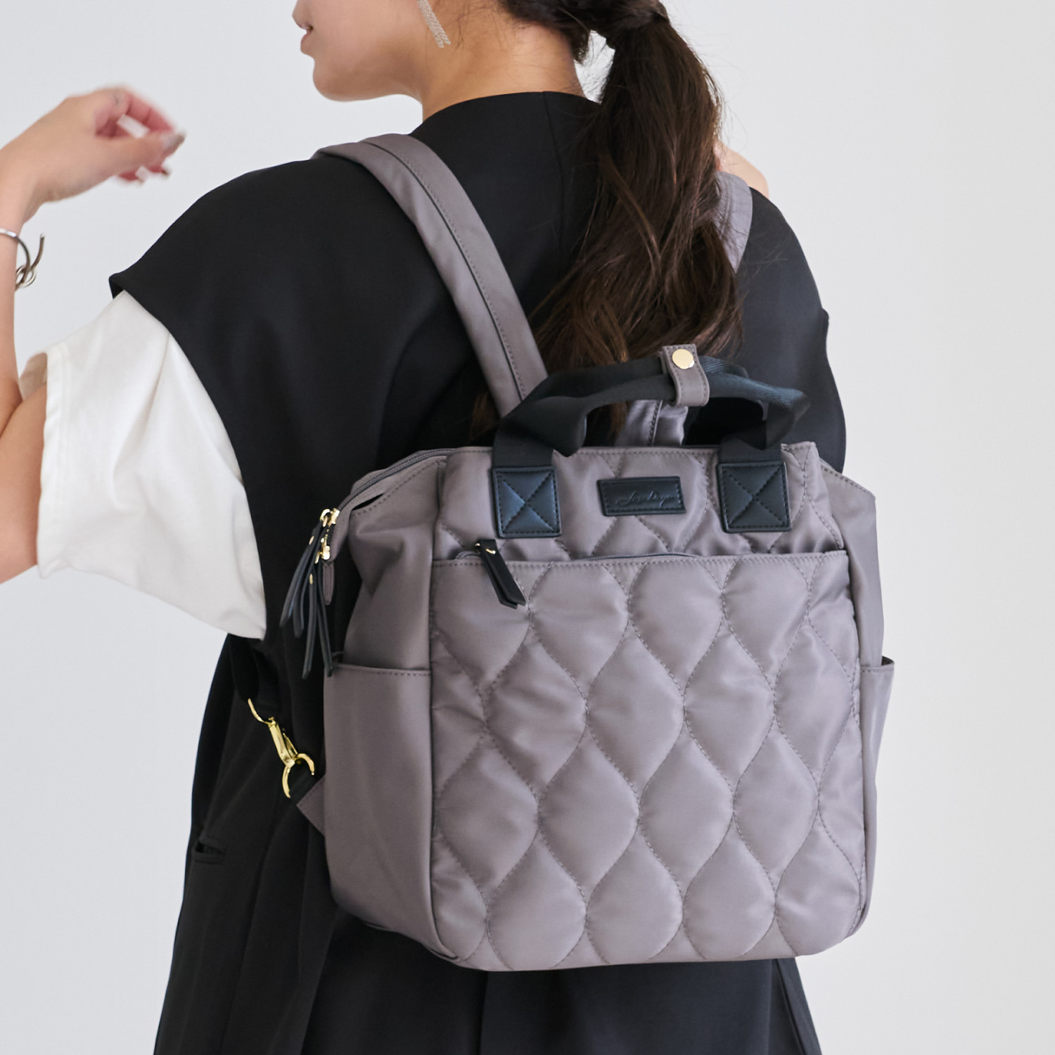 リズデイズ はっ水キルティング 2ウェイリュック- ショップチャンネル