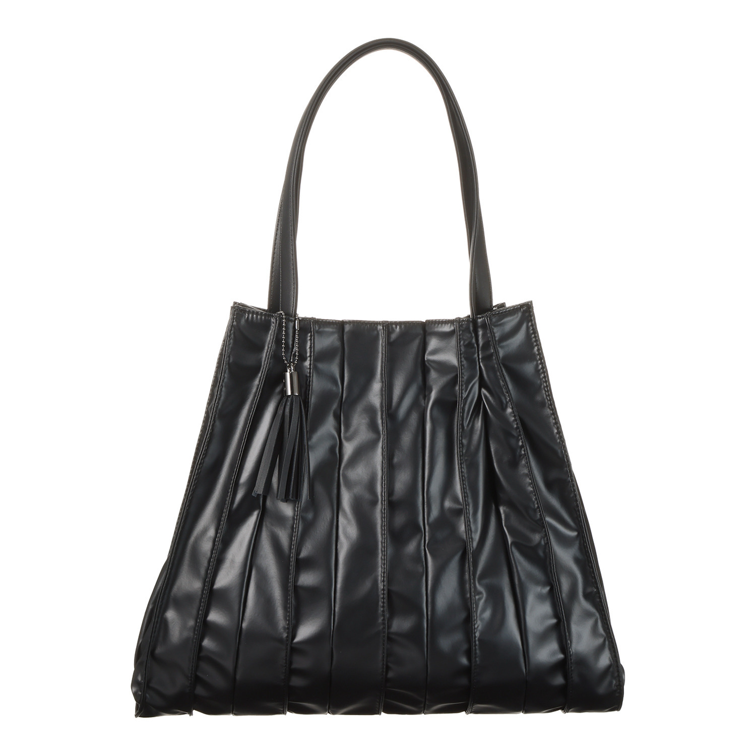 ダジュール コーティング加工 タックデザイン トートバッグ