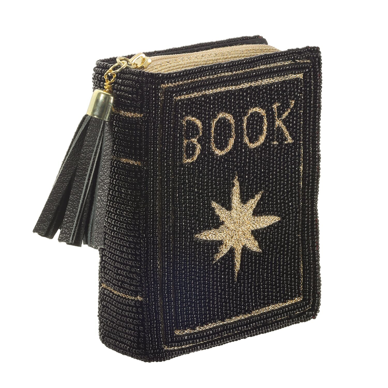 マダムヒロコ ビーズ刺しゅう ブックデザインポーチ “エスプリガール”