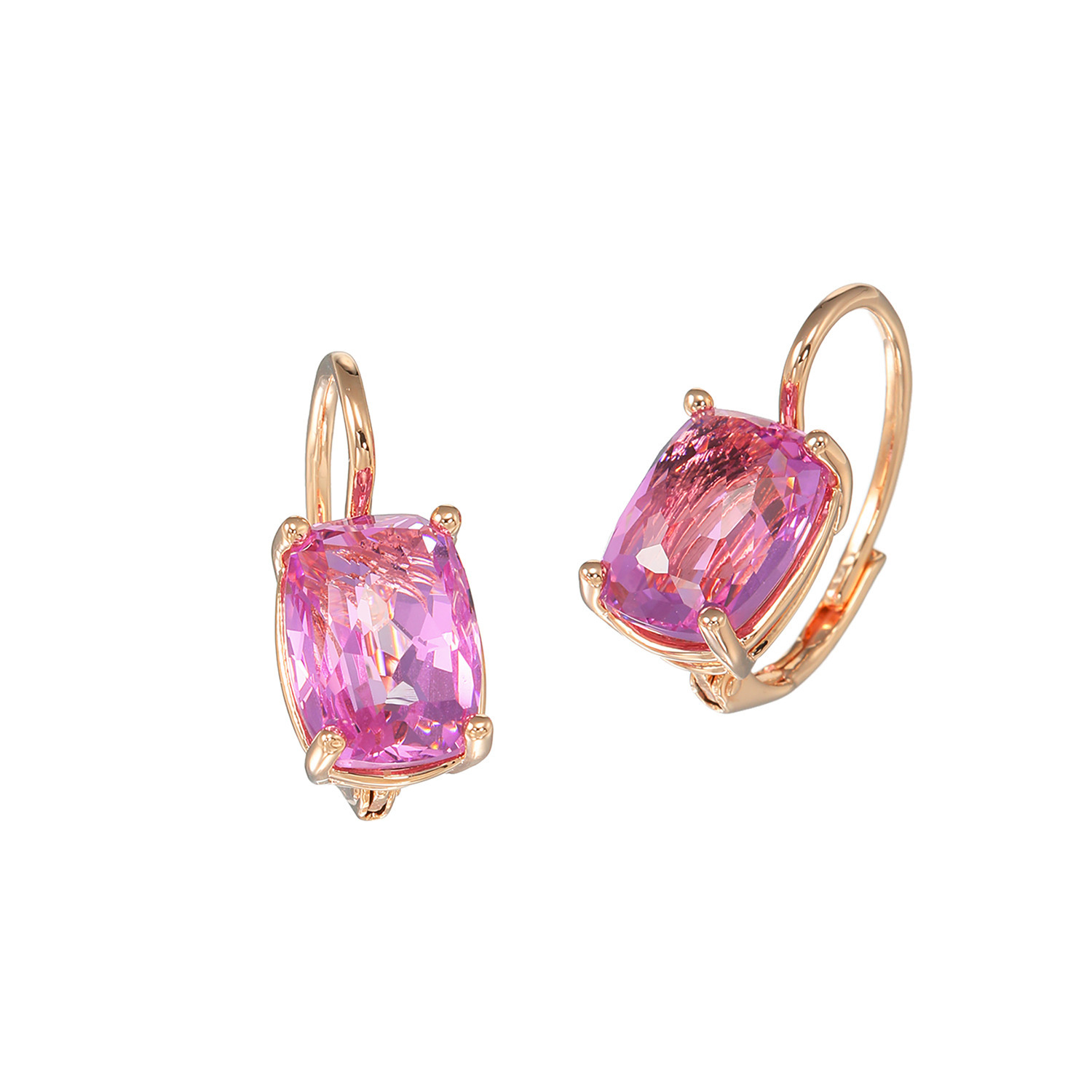 ローザリュール カラーストーン モザイクカット ピアス