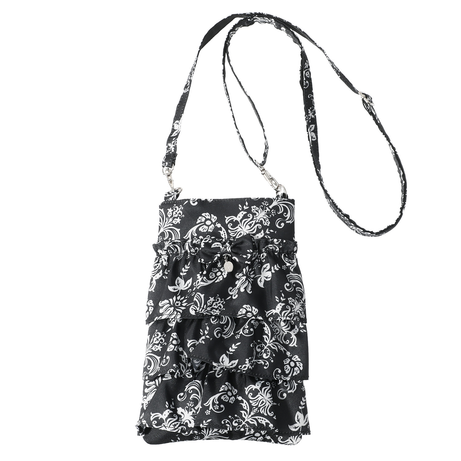 ラ　ルイス アラベスク柄 はっ水生地使用 スマホポシェット