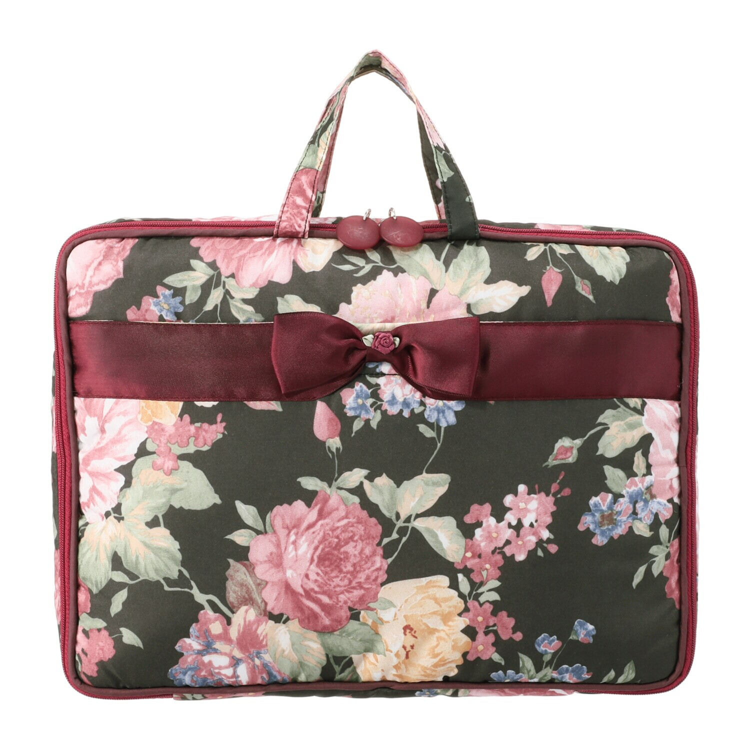 ラ　ルイス イングリッシュローズ柄 ランジェリーケース