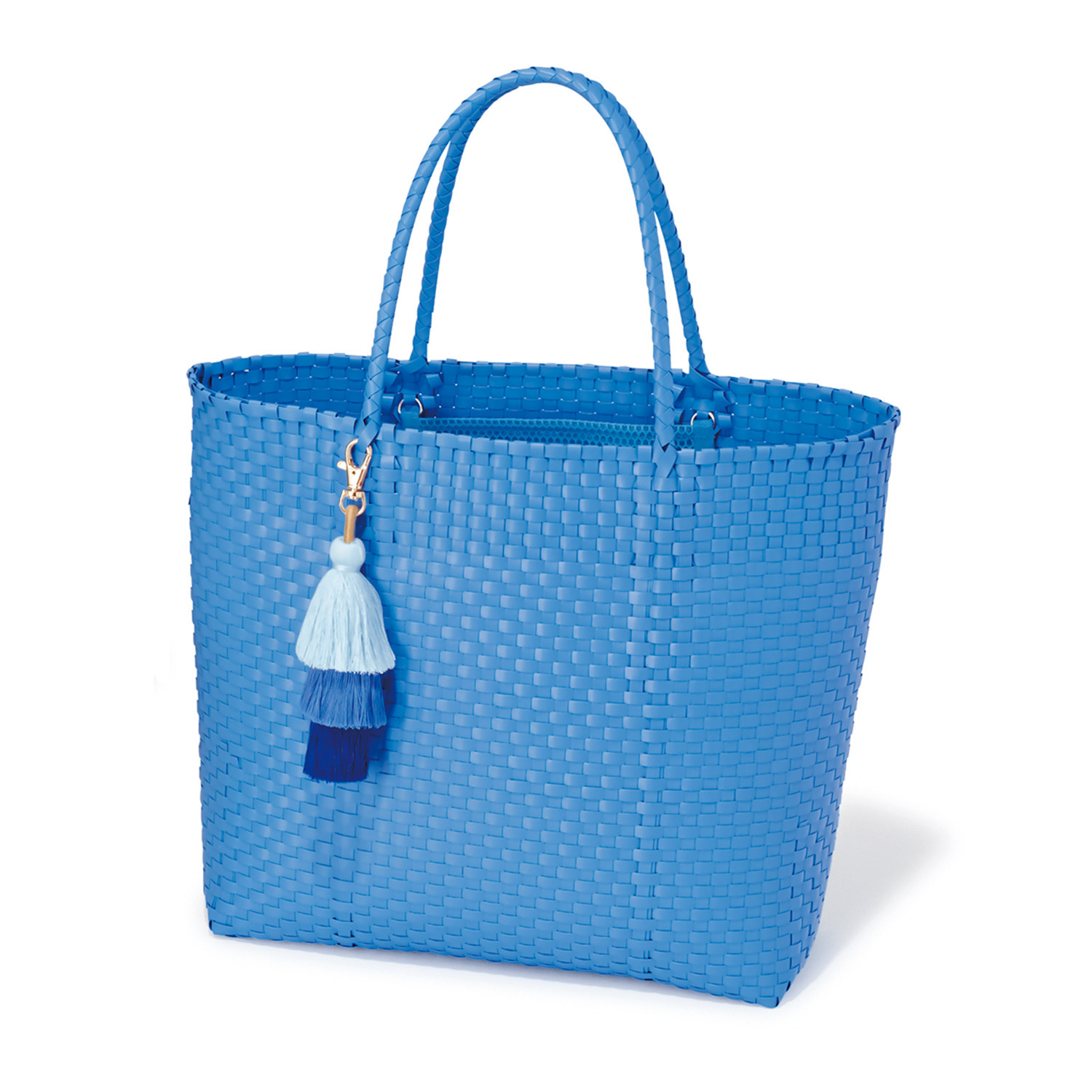 女の欲望 濡れてもお手入れ簡単！ 軽くて丈夫で使い勝手抜群 Ａ４サイズが入る カラフルタッセル付 メルカドバッグ