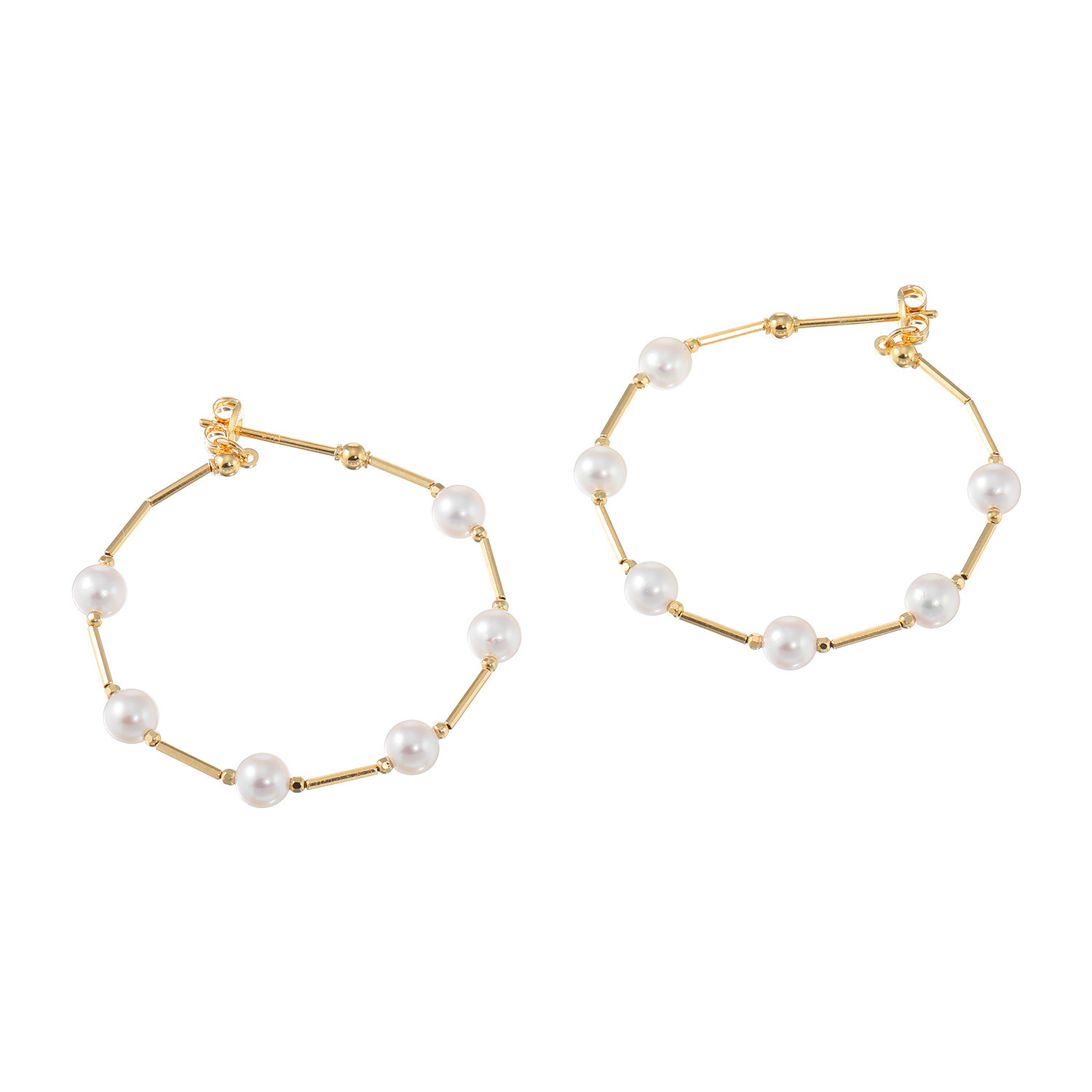 ジュペレ 18K 伊勢志摩産 ベビーアコヤパール エタニティデザイン  