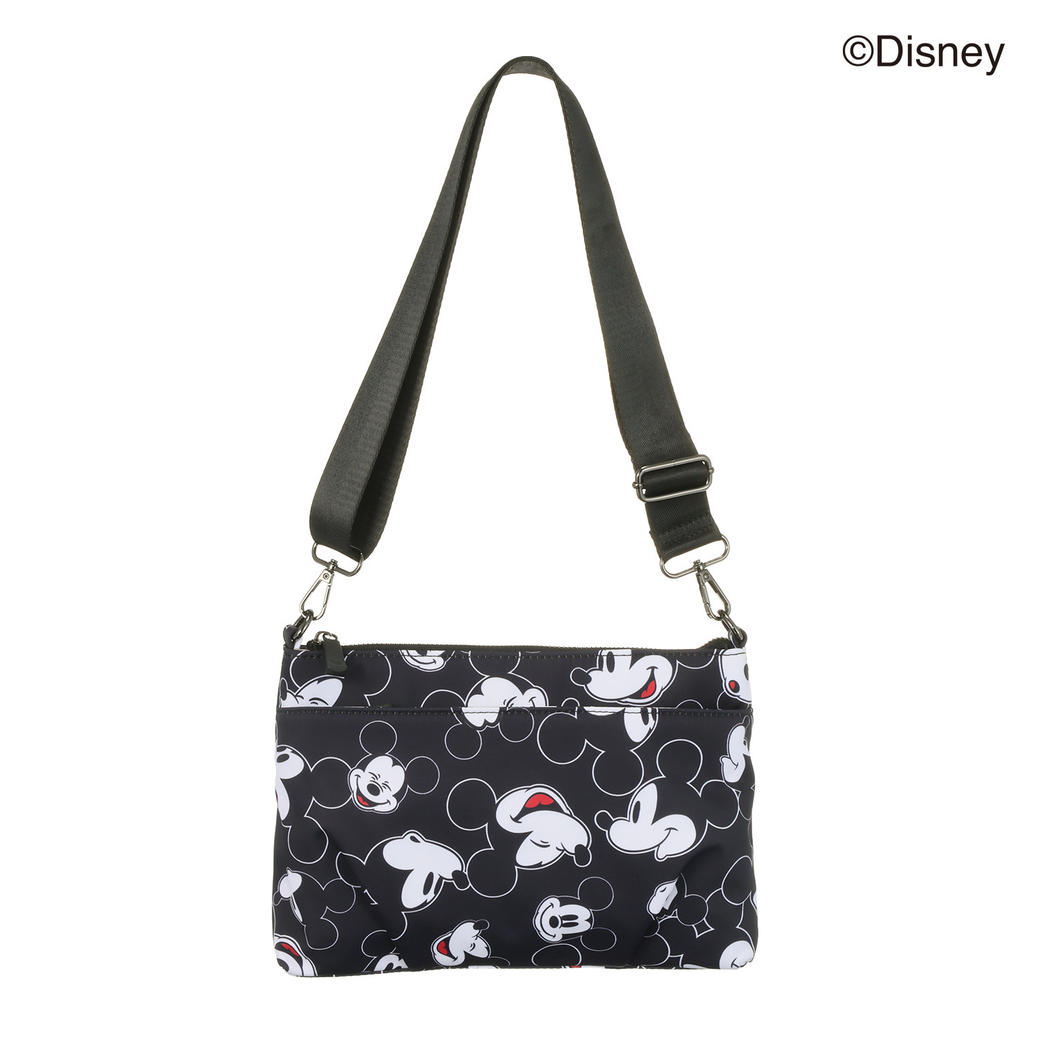 ベルモサ ミッキーマウス 総柄 ２ＷＡＹ サコッシュショルダー