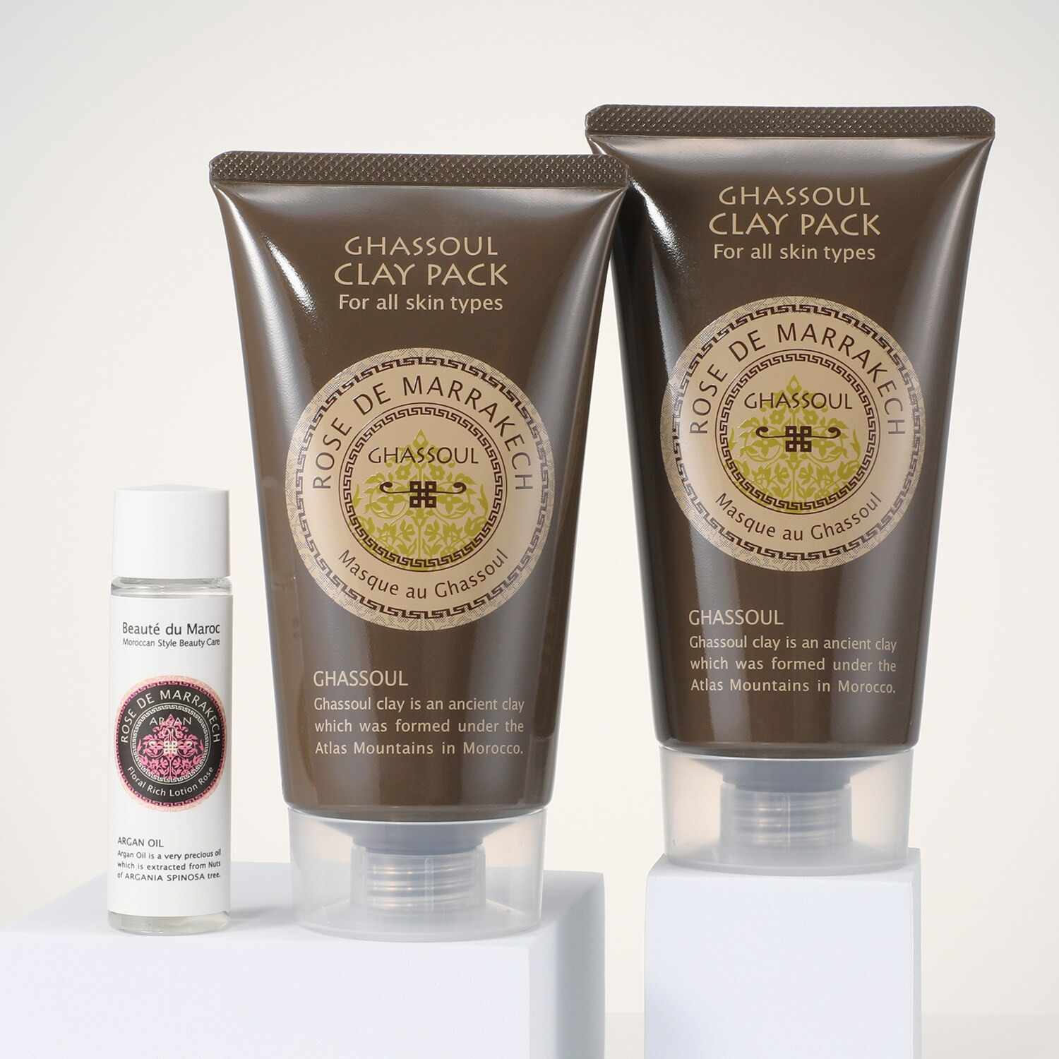 ローズ・ド・マラケシュ 毛穴の汚れ吸着 キメの整った なめらか肌に！ クレイパック ２個特別セット