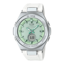 カシオ ベビーＧ　“Ｇ−ＭＳ” レディース 電波ソーラー腕時計 ＭＳＧ−Ｗ２００ＦＥ−７ＡＪＦ ＜グリーンホワイト＞