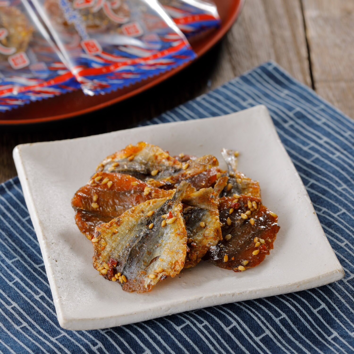 直火焼き仕上げ おつまみ炙りしまあじ （個包装タイプ）