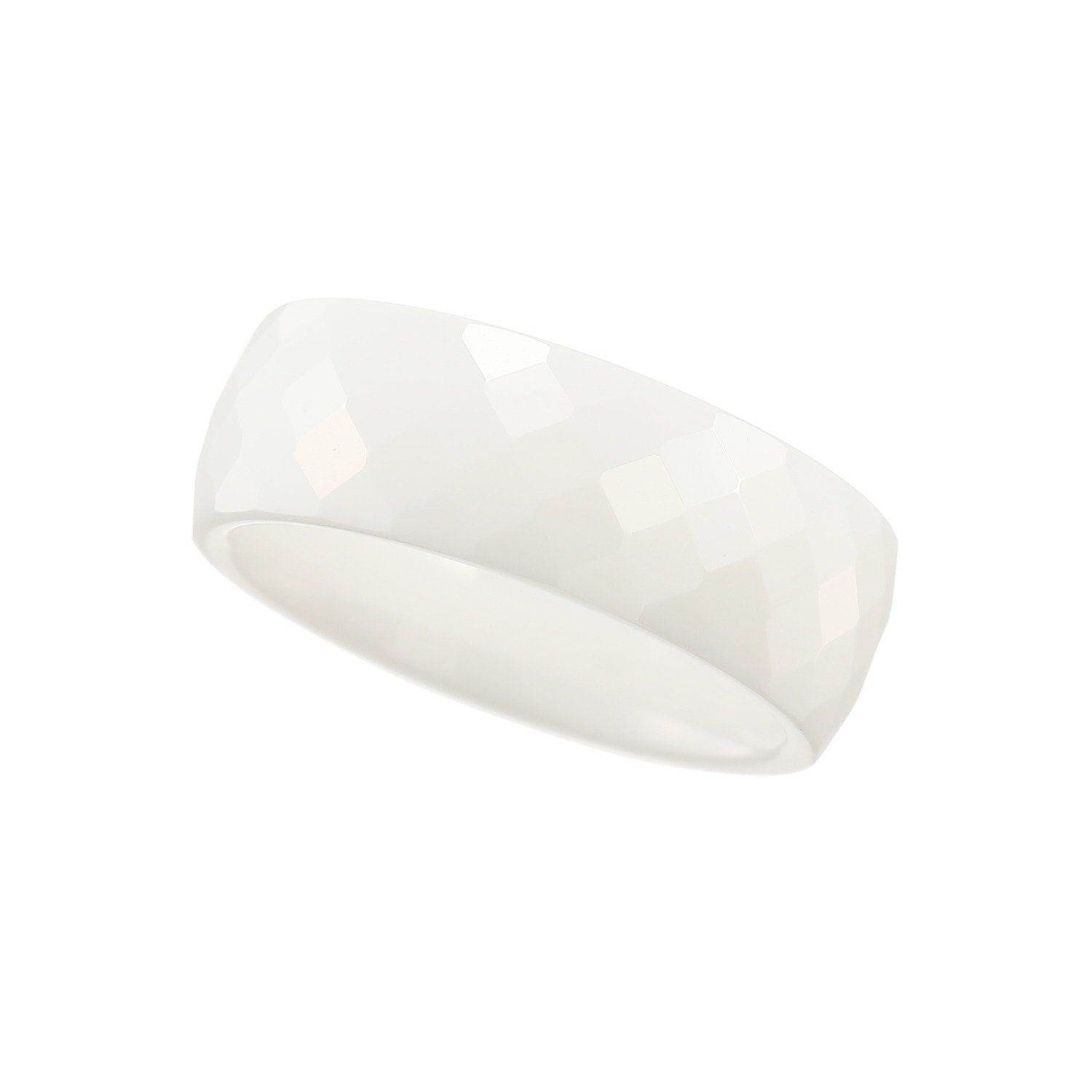 デイスティー セラミック ファセットデザイン リング