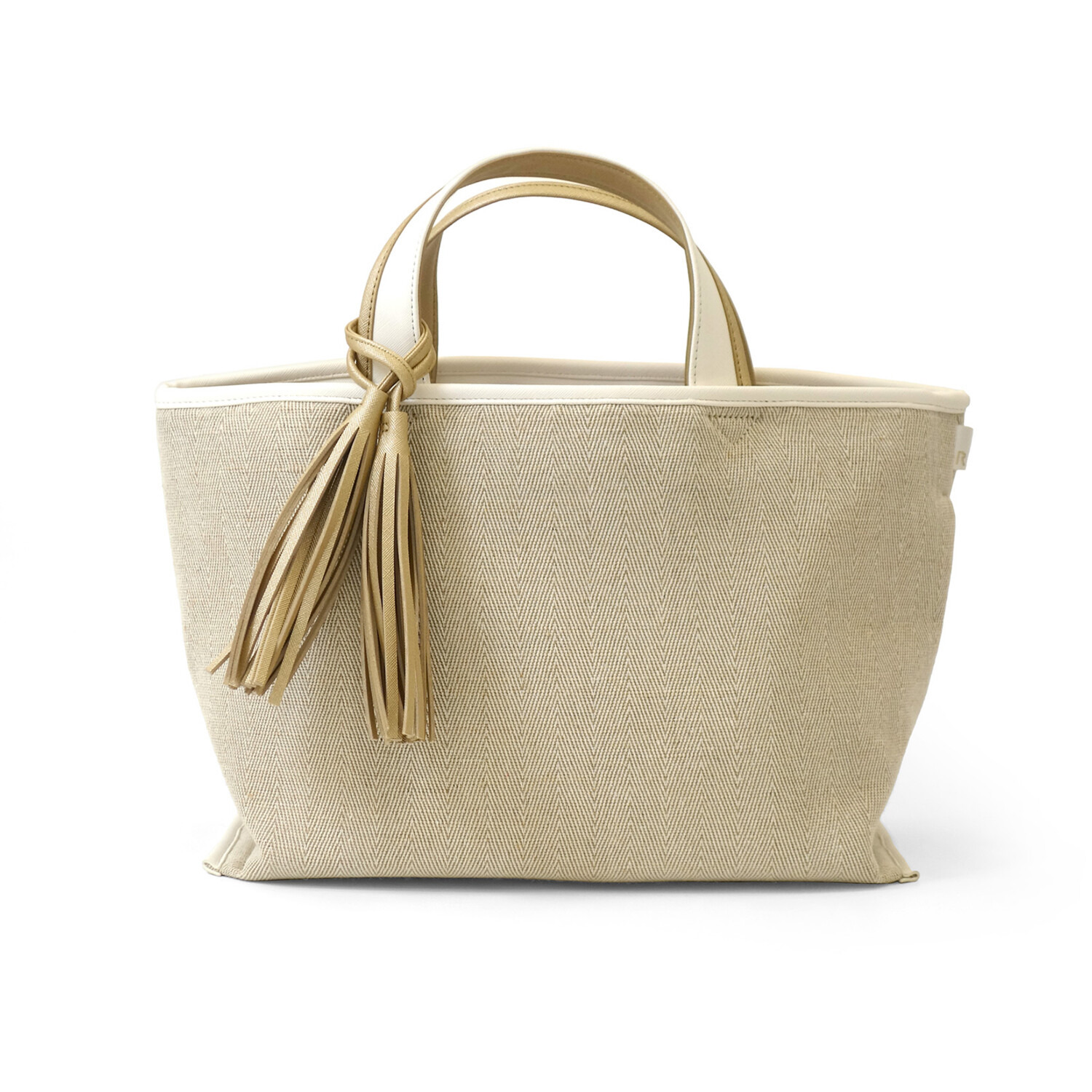 ルートート タッセル付 ジュート サマートートバッグ