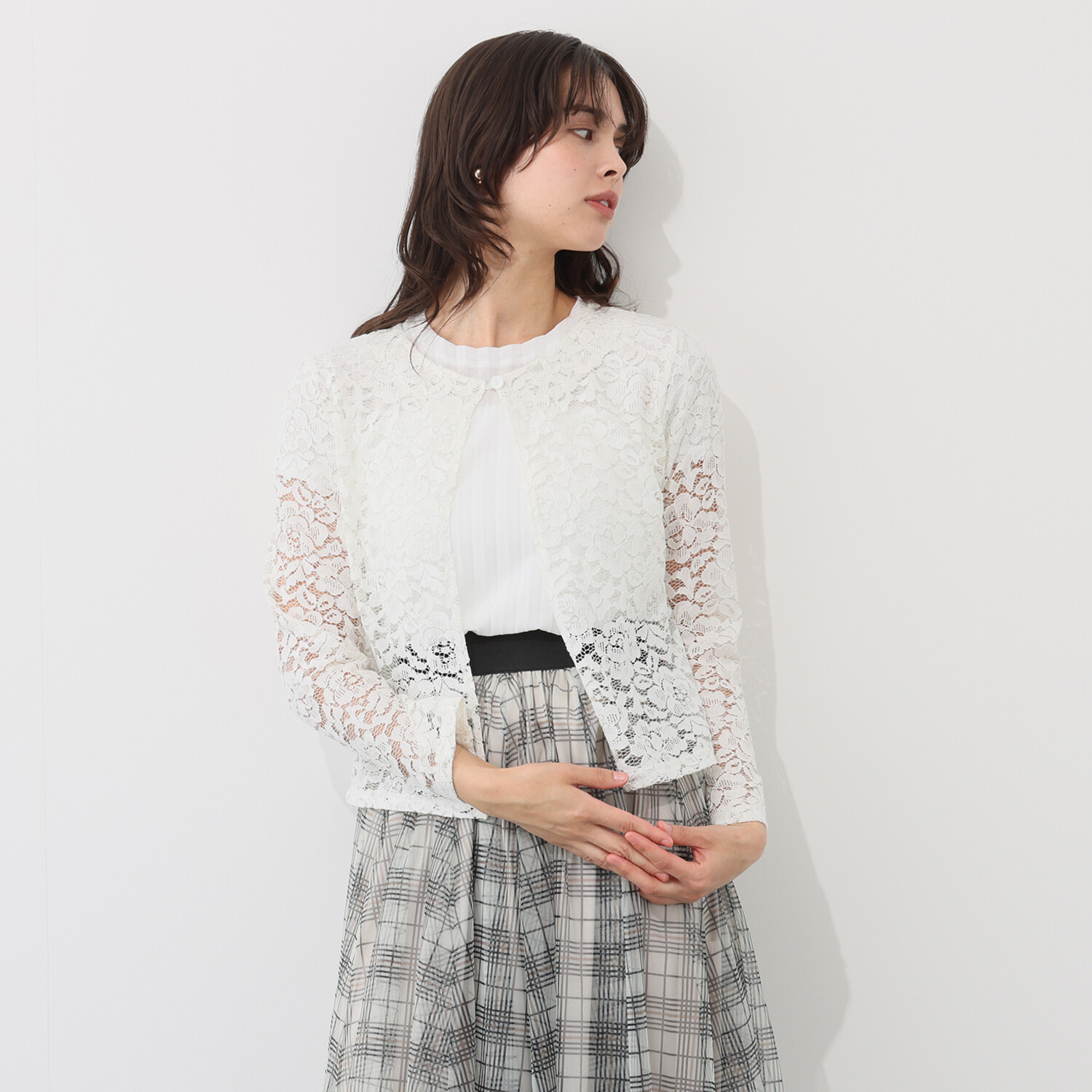 ダジュール レースカーディガン