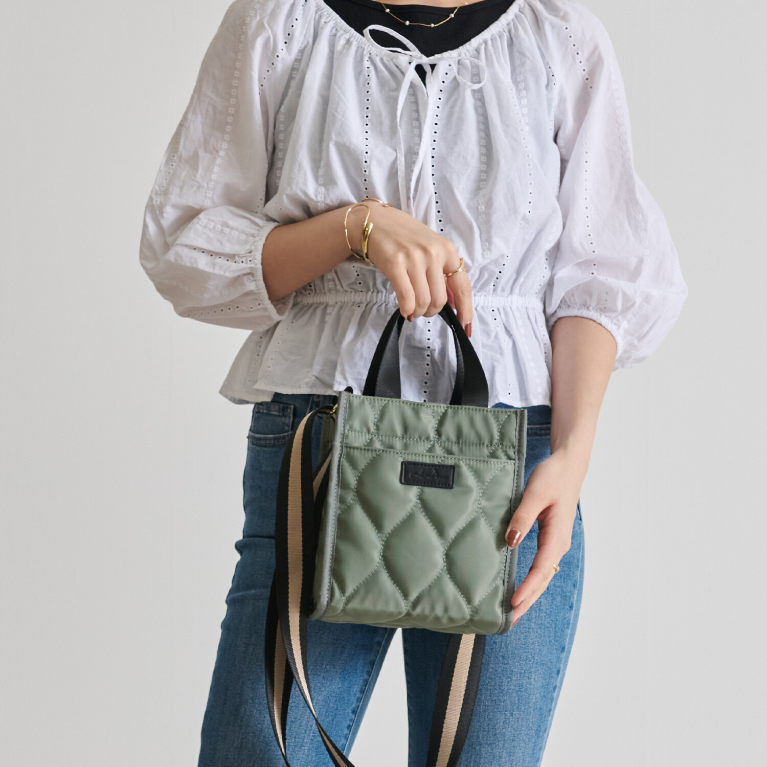 リズデイズ キルティング ２ウェイ ミニショルダーバッグ