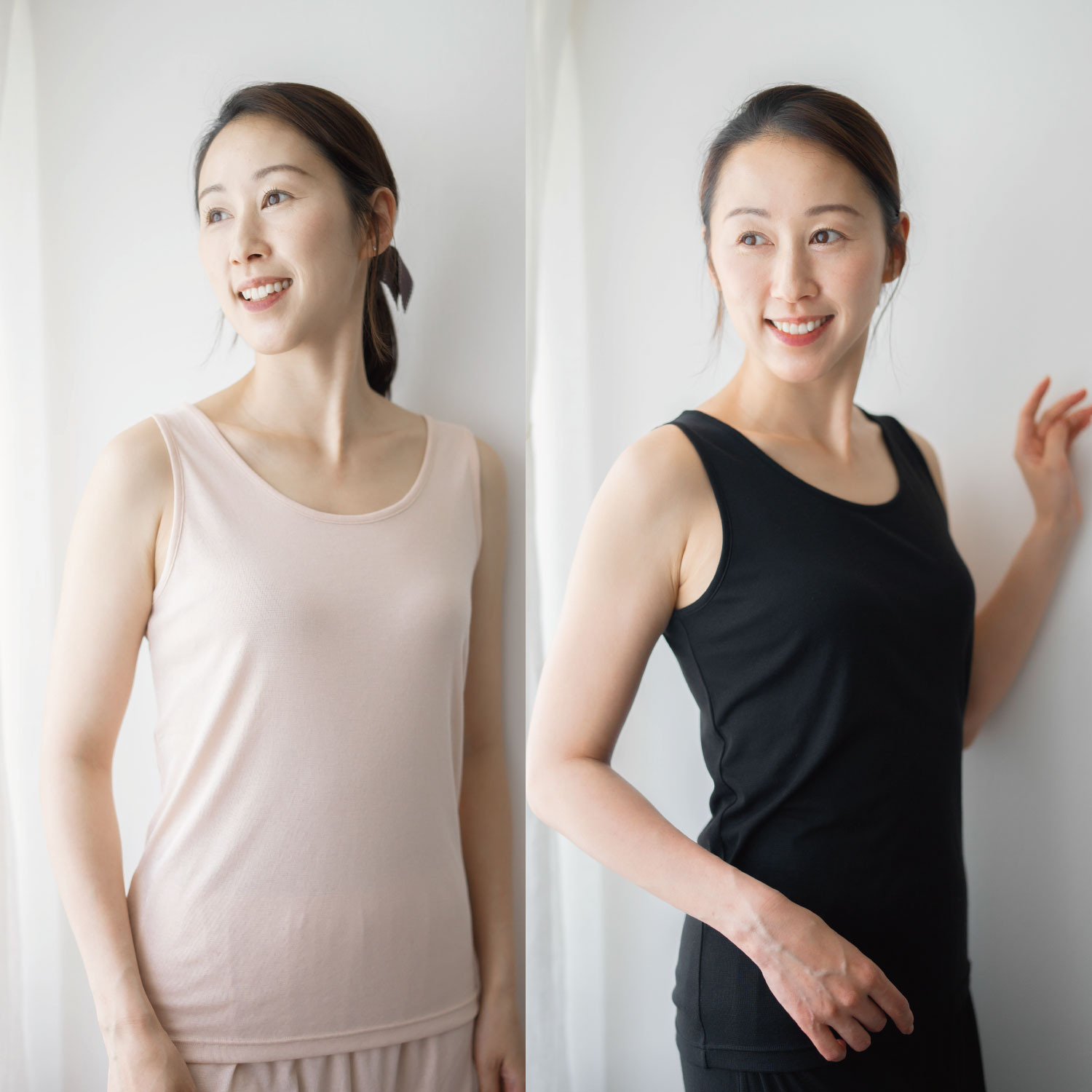 ヘ・エラ 抗菌防臭・接触冷感 サラ凉タッチ タンクトップ ２枚セット