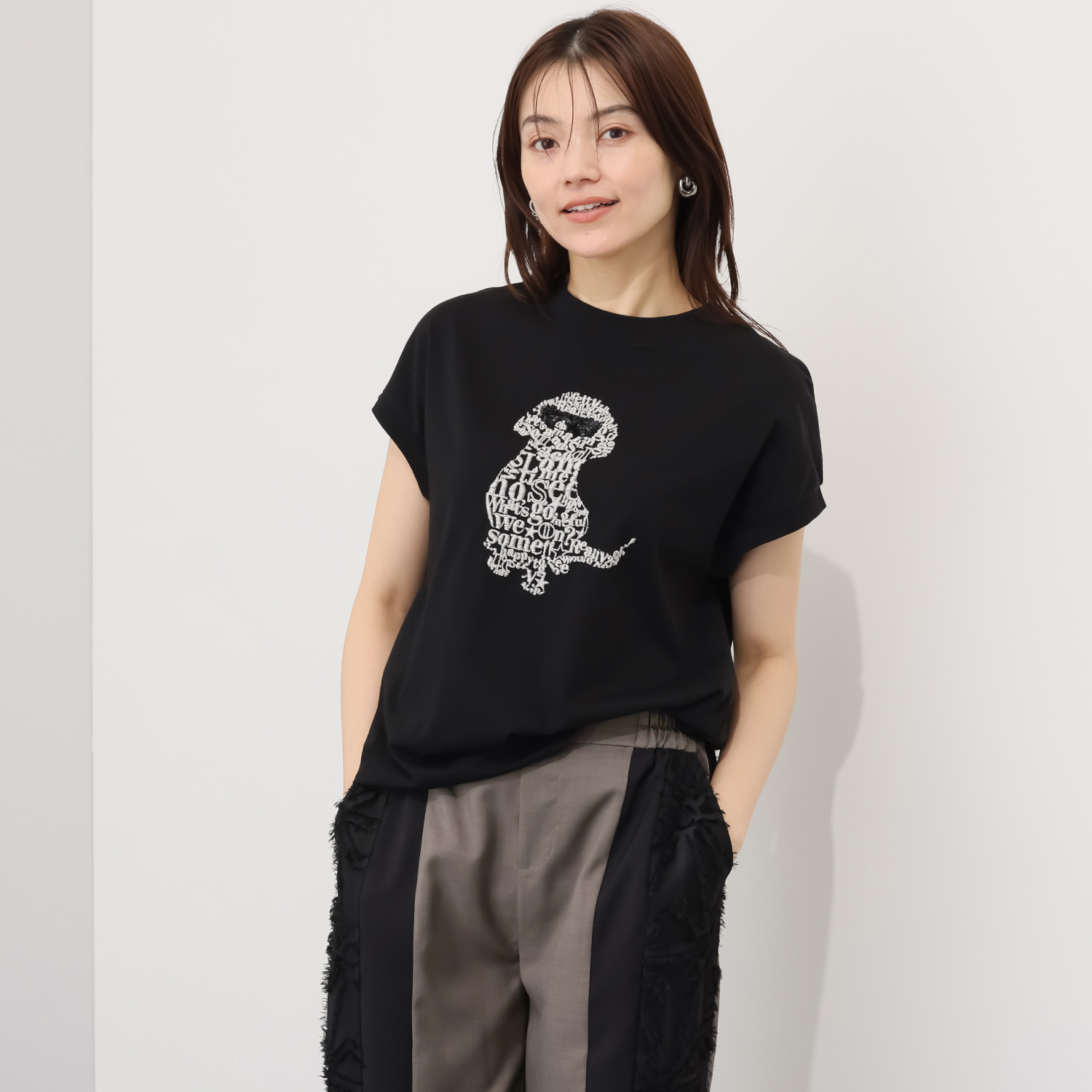 スタイル・ラヴィー 接触冷感 生意気ワンちゃん 散歩に行こう！ プルオーバー