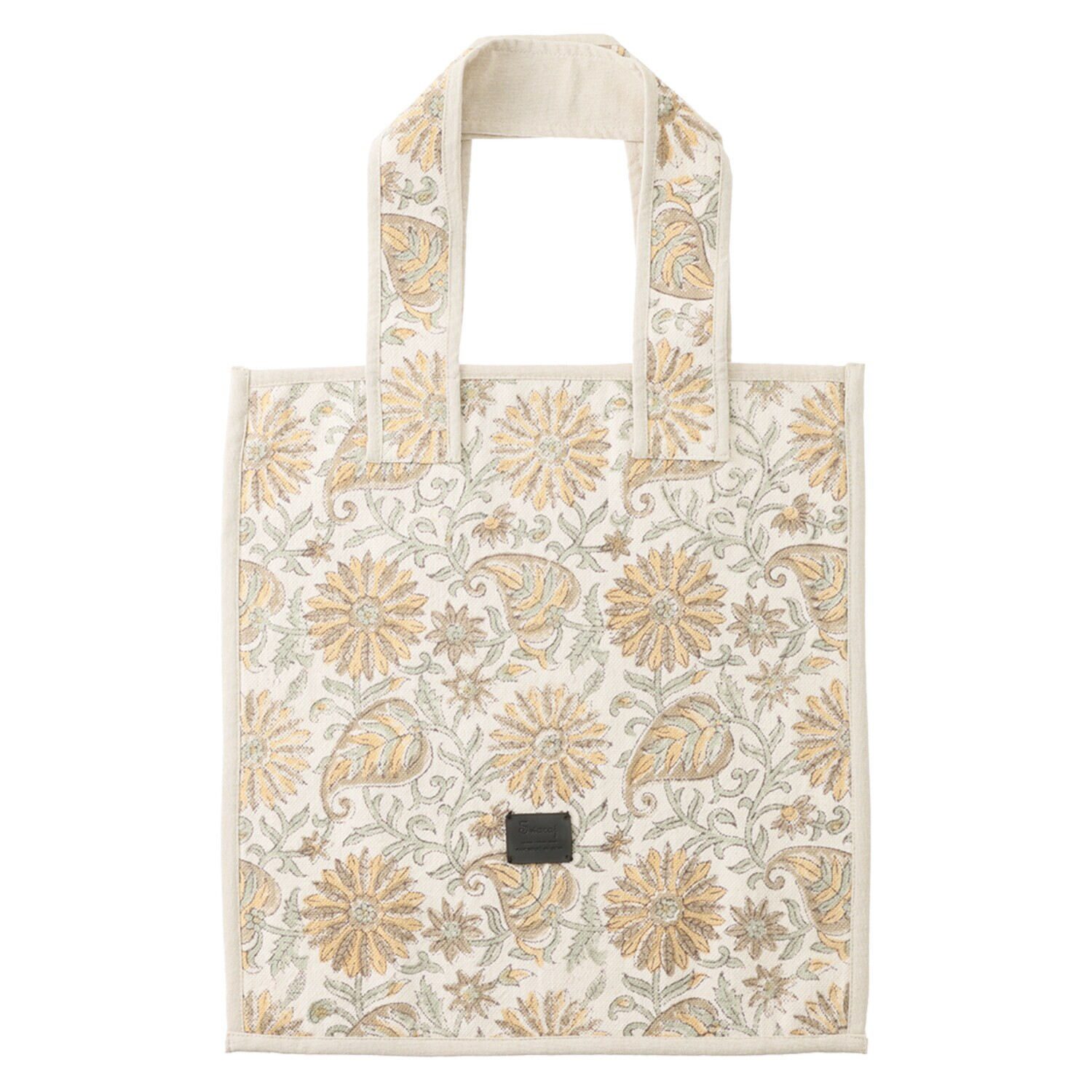 スワラージ 木版手押しプリント トートバッグ