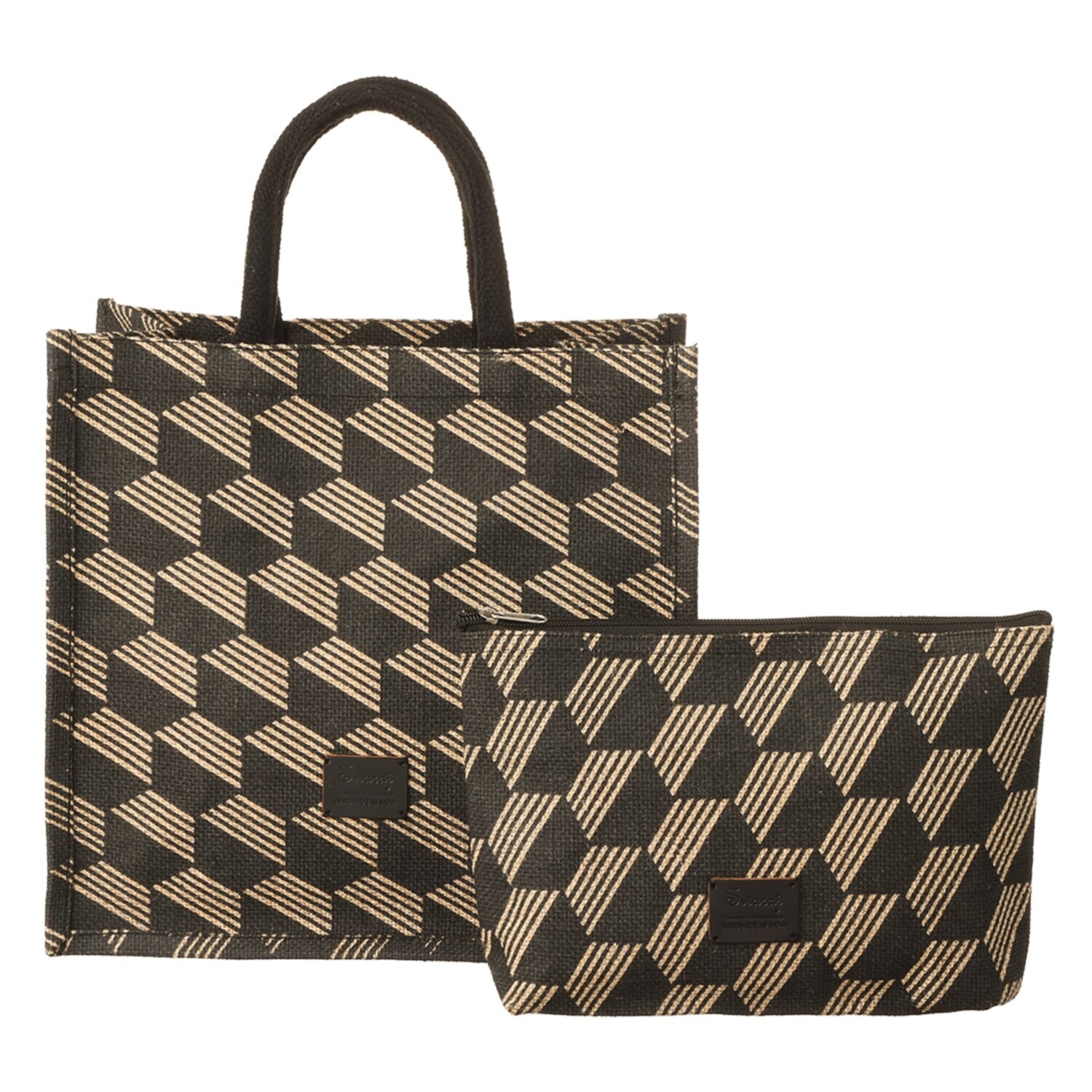 スワラージ ジュート トートバッグ＆ポーチ