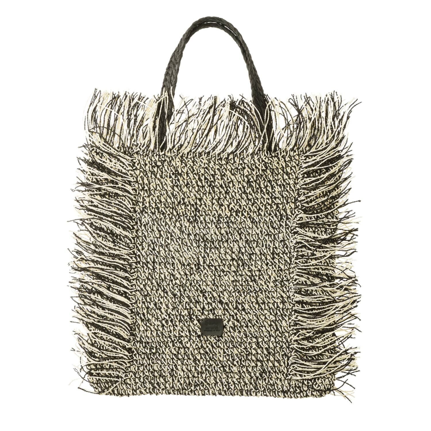 スワラージ 手編み フリンジデザインバッグ