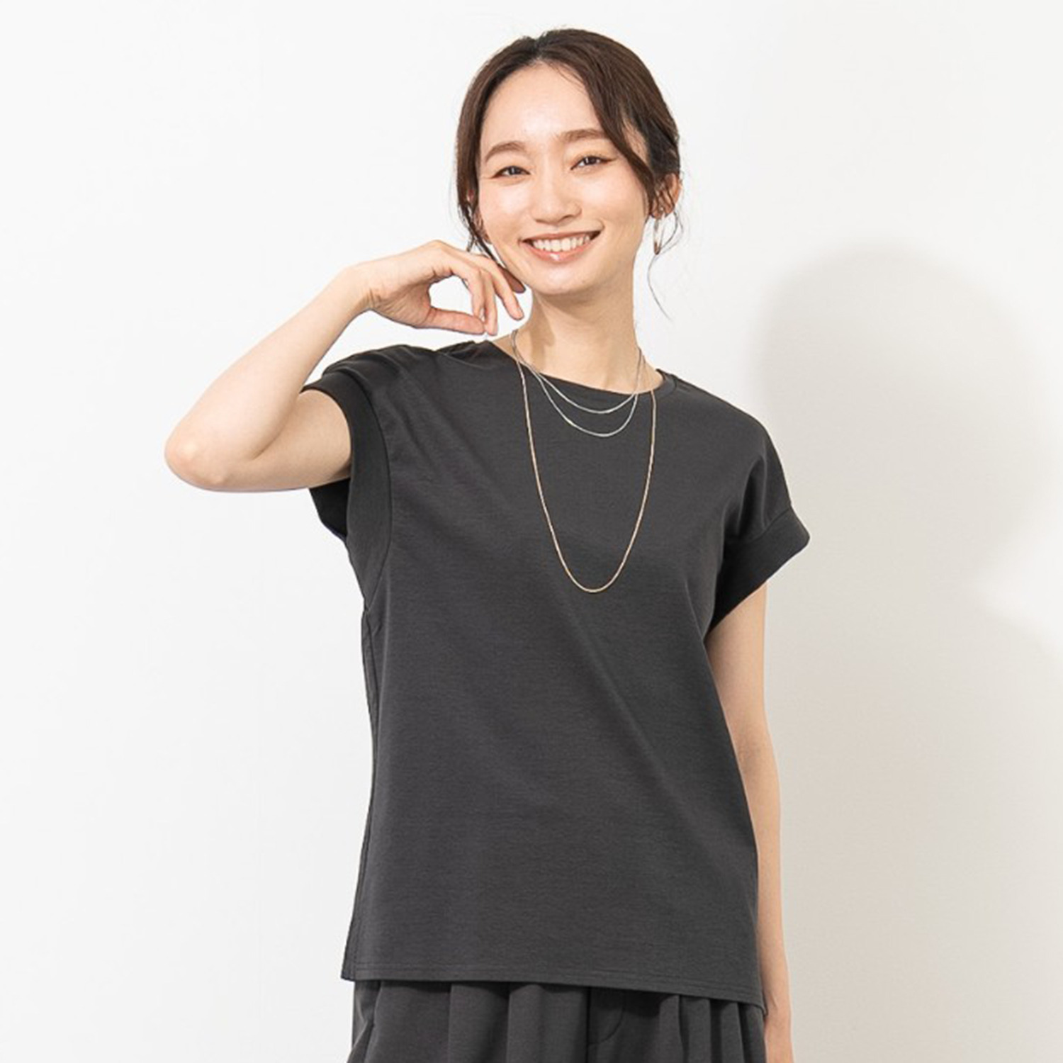 元町ゼラール エグゼクティブ ジャージー素材使用 脇がのぞきにくい エレガンスプルオーバー