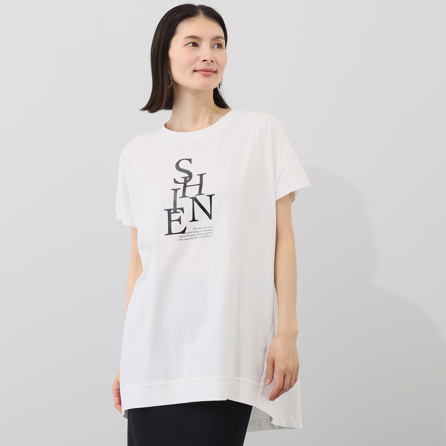 ダジュール ロゴプリント チュニック