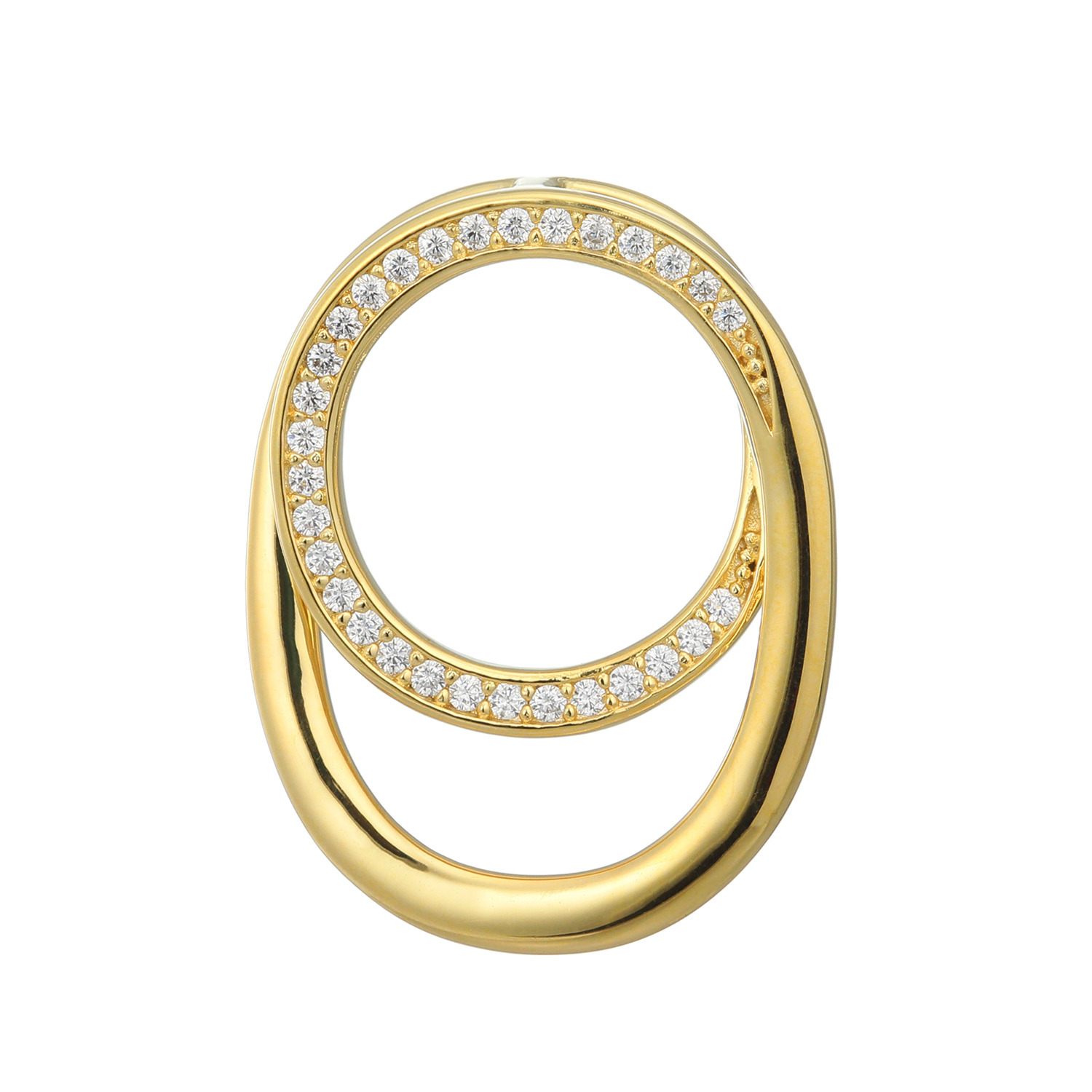 ファシーノアルジェント シルバー ＣＺ デュエットデザイン ペンダントトップ