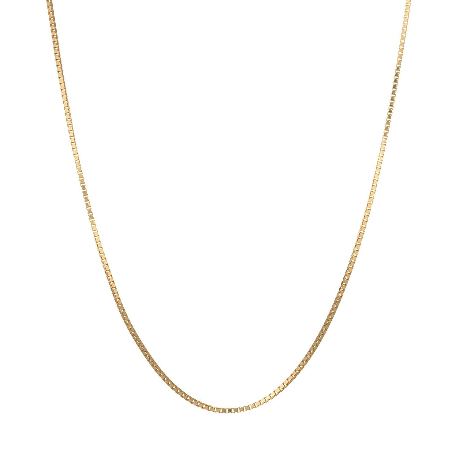 ファシーノアルジェント シルバー ボックスチェーン ネックレス