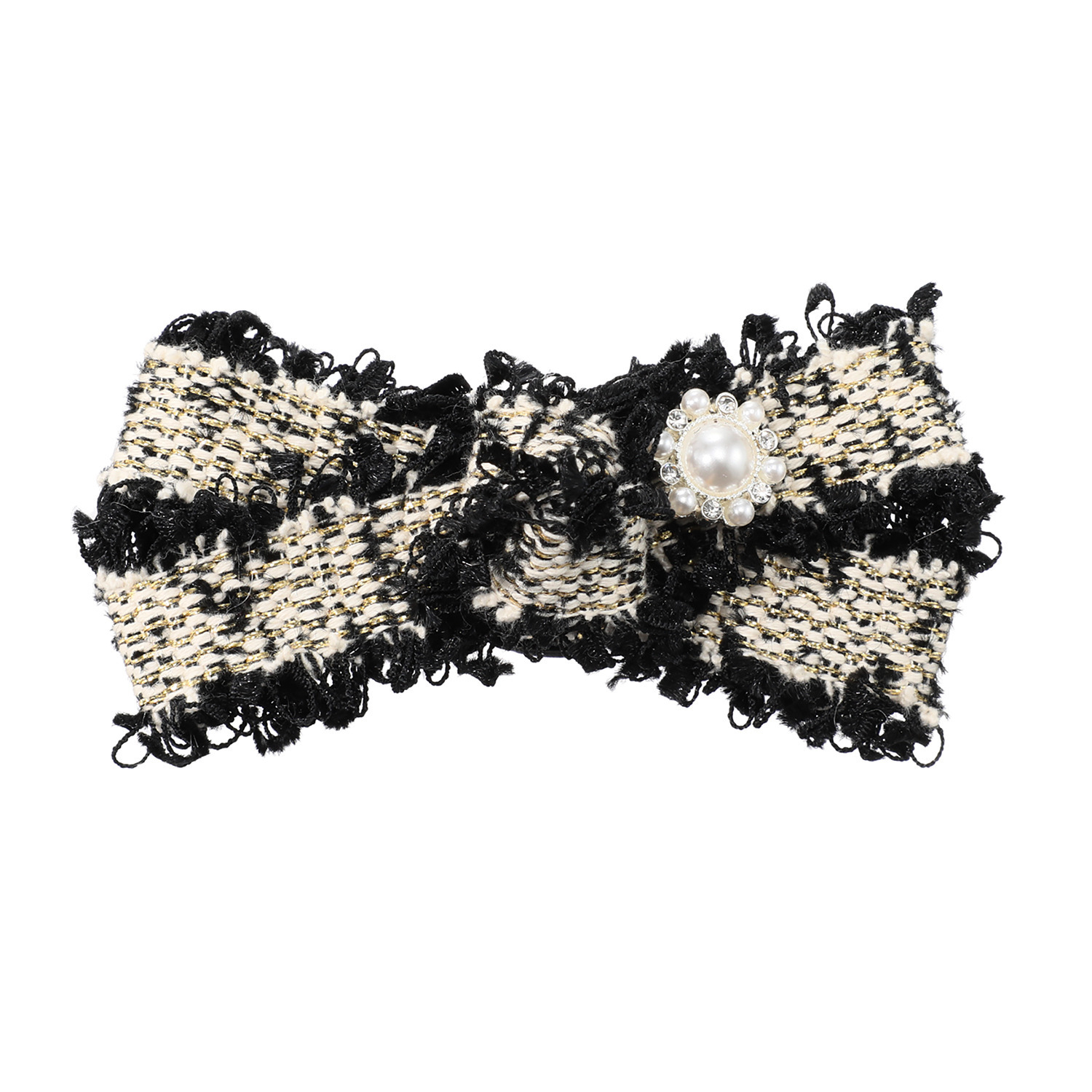 メイドバイスターズ ブローチにもなる マルチアレンジマグネット ＜ファンシーツイード リボンデザイン＞