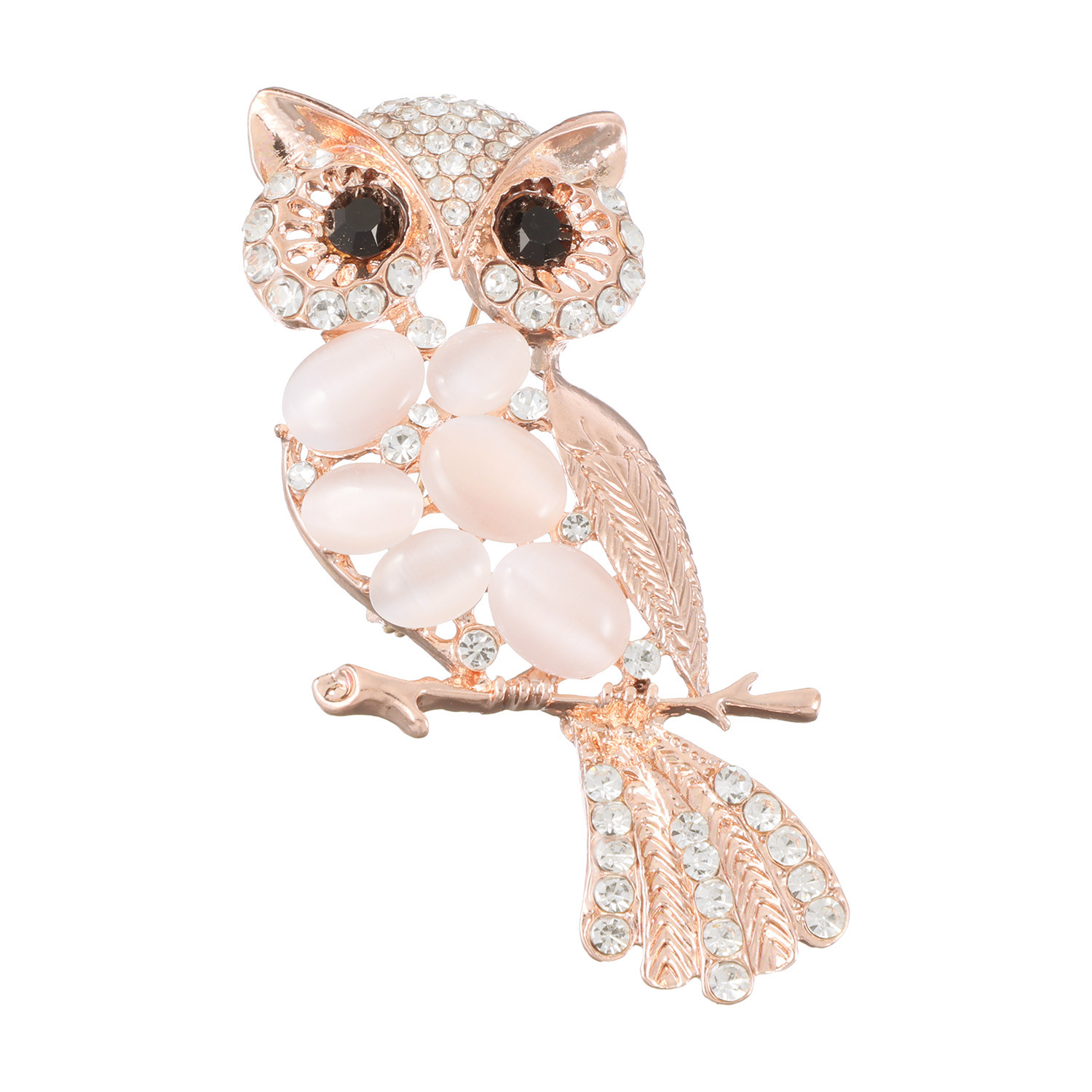 ドンナルマ キラキラブローチ ＜フクロウ＞