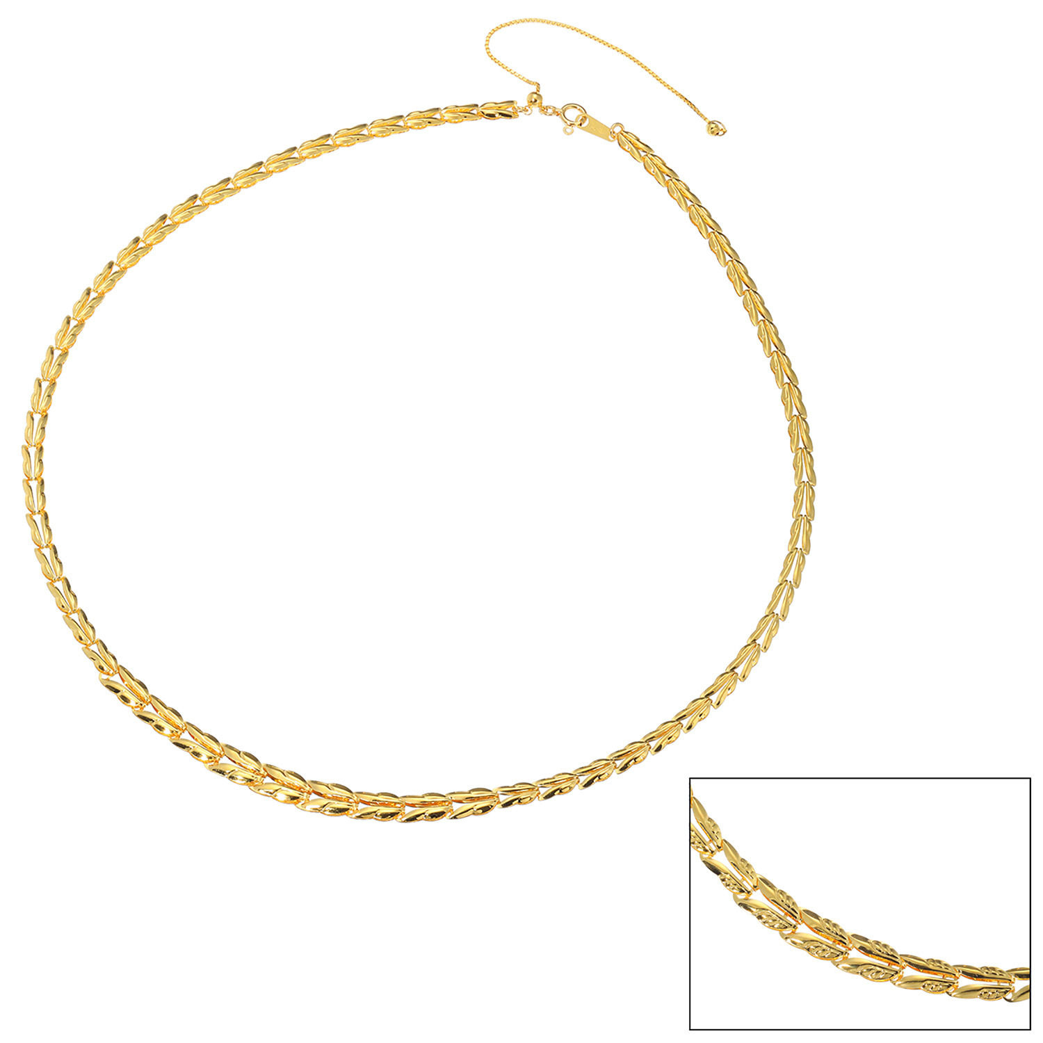 ラ・ピュア　バイ チェーンクリエイト ７ｇＵＰ 純金製 リバーシブル グラデーションネックレス