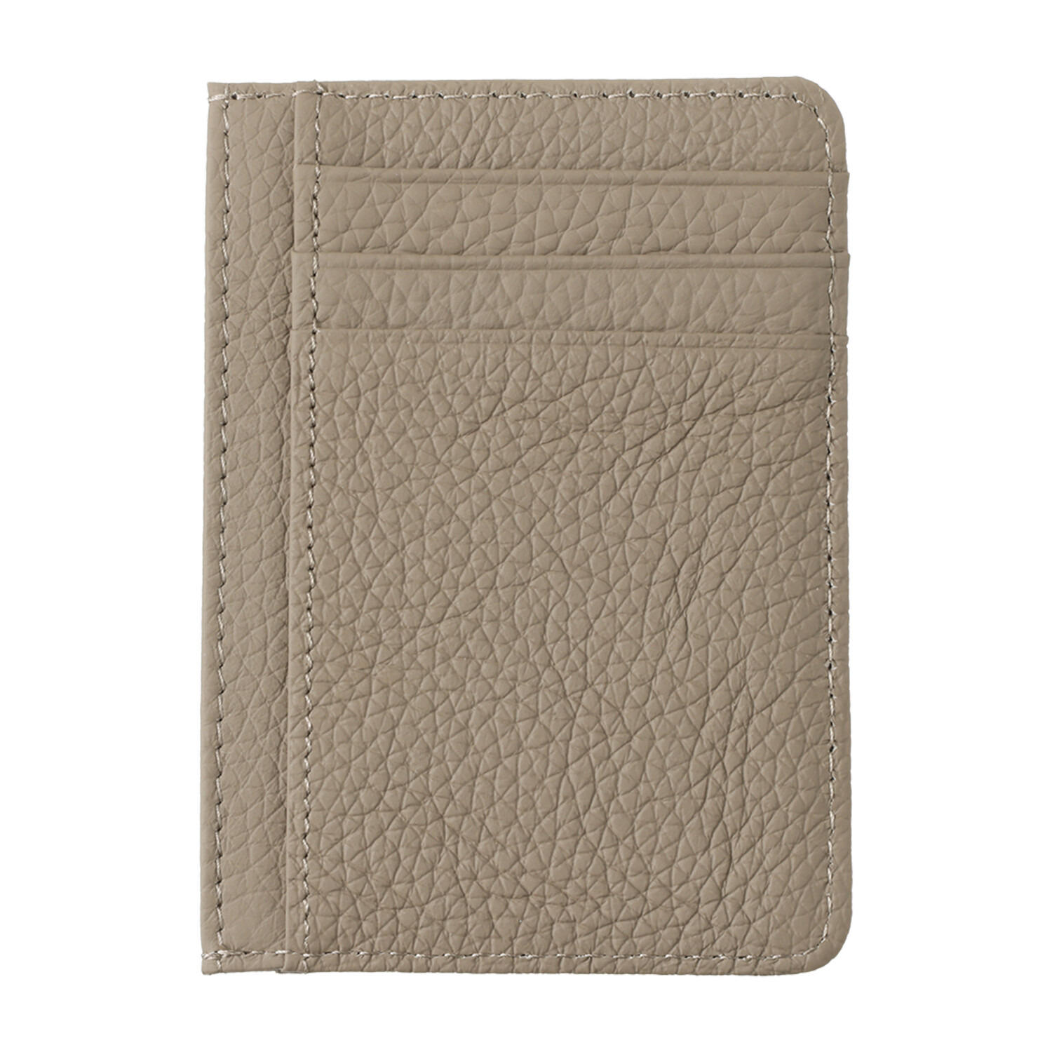 モーヴ 究極の ミニマリストウォレット！ 牛革 薄型両面カードケース