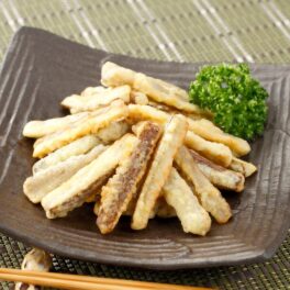 国産ごぼうの天ぷら
