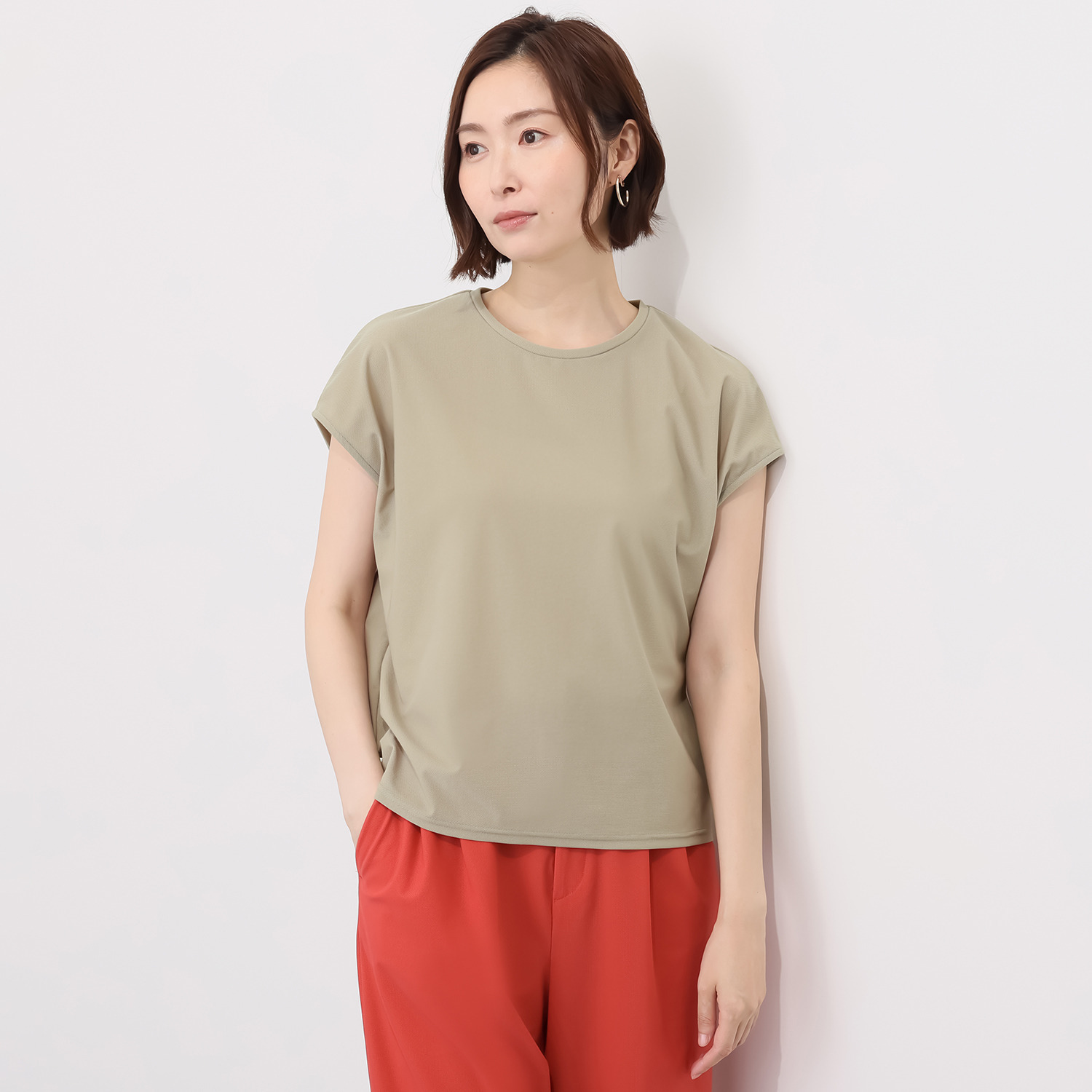 エンシュウ 接触冷感 動くたびに涼しい 多機能 ゆったりプルオーバー