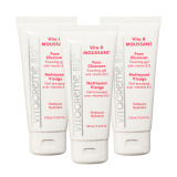 ビタクリーム　Ｂ１２ 洗顔しながらお肌に潤い！ しっとりなめらかハリ肌へ ビタＢムッサン ３本セット