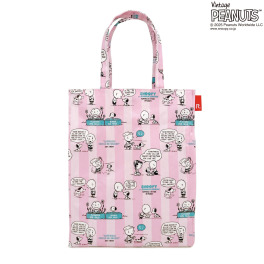 ルートート ピーナッツ Ａ４縦型 ラミネートトートバッグ