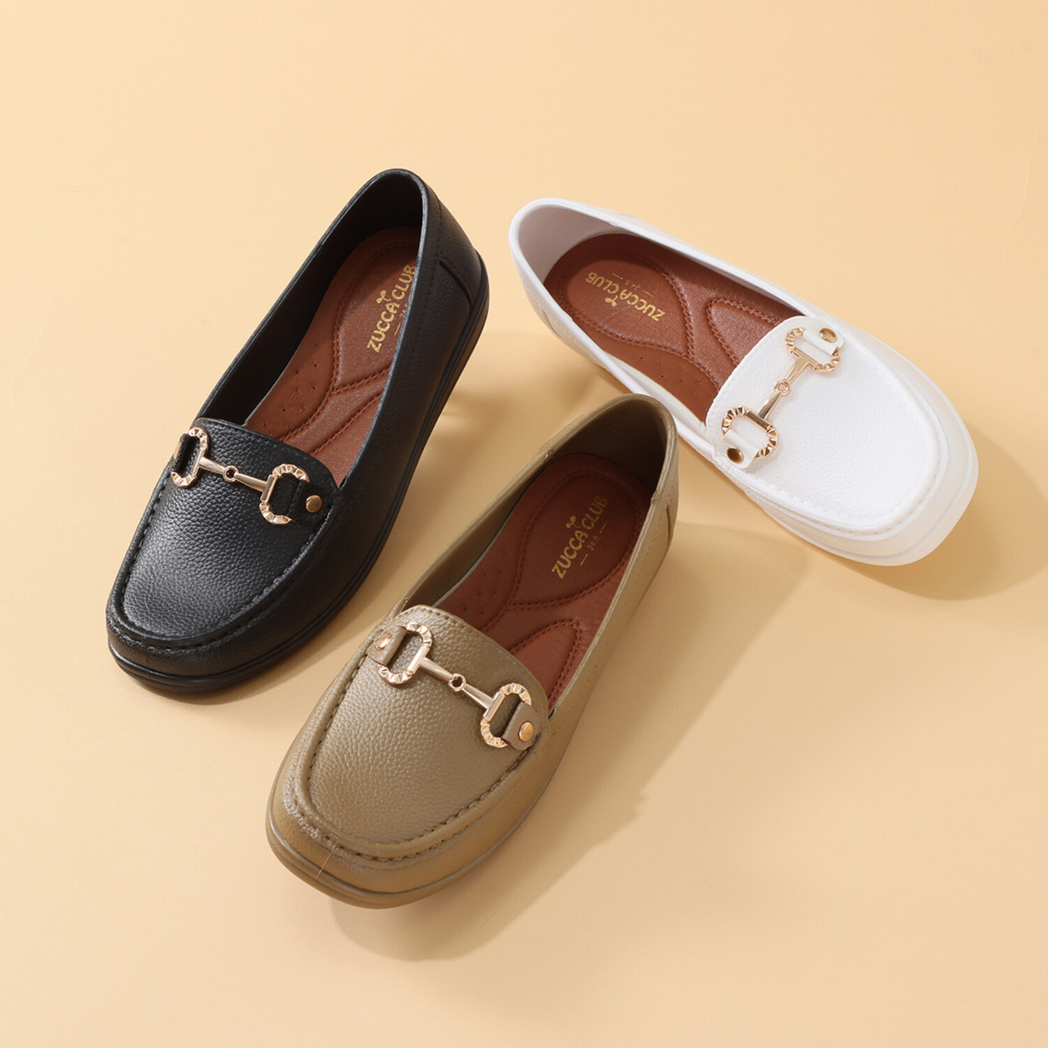 ZUCCAカジュアルシューズ 美品✨ZUCCAズッカ キルトプレートビット