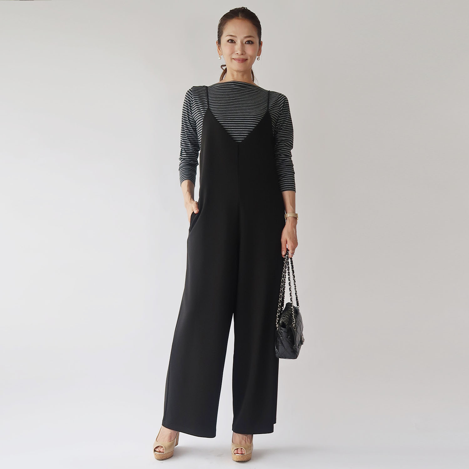 フーア キャミソール サロペットパンツ