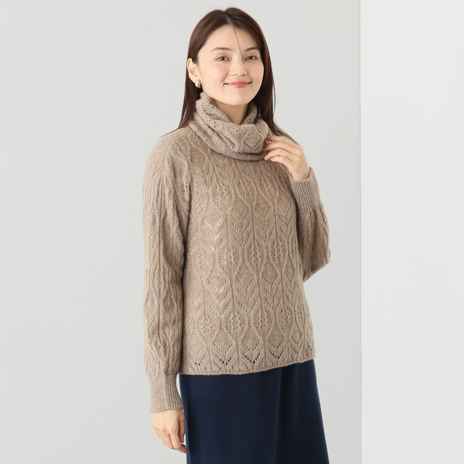 ルーエンローズ カシミヤ100% ニット ルーエン ローズ 内モンゴル産