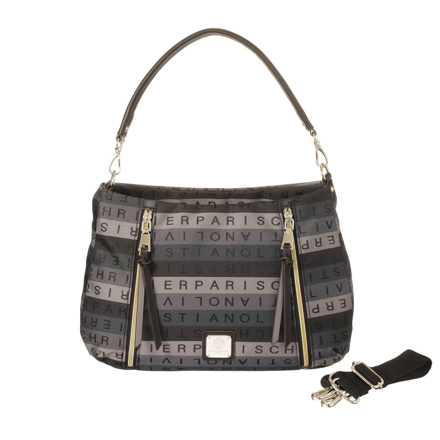 クリスチャン　オリビエ ショップチャンネル デビュー１５周年 はっ水 グラデーションジャガード ２ウェイハンドバッグ