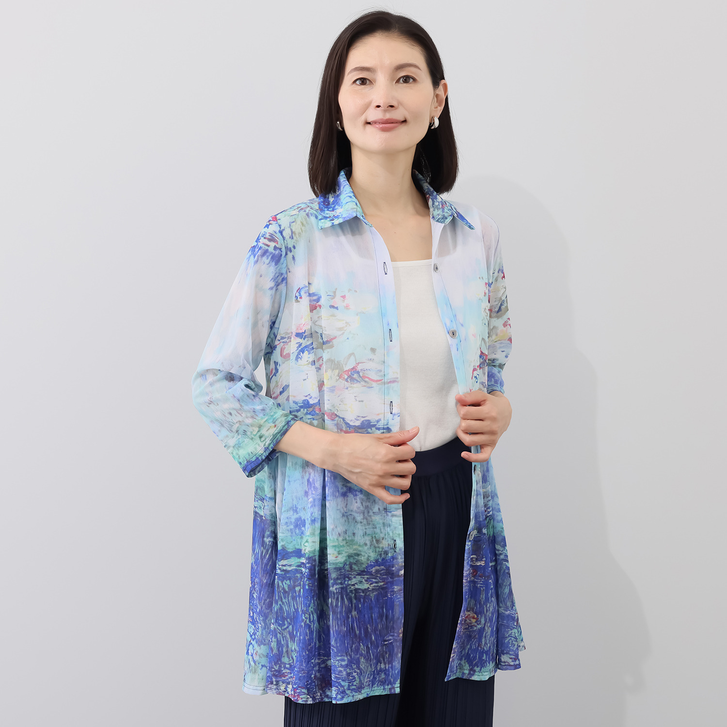 ダジュール パワーネット ビッグシルエット ブラウス