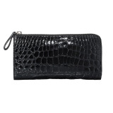 日本製 シャイニングクロコダイル ロングウォレット