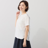 シロヤイチガントウキョウ ＤＥＰＥＮＤ糸使用 アムンゼン×ストライプ プルオーバー