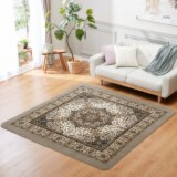 大津毛織 洗える、軽量、あたたかい 吸湿発熱ホットテックス カーペット ＜正方形＞ １９０×１９０ｃｍ